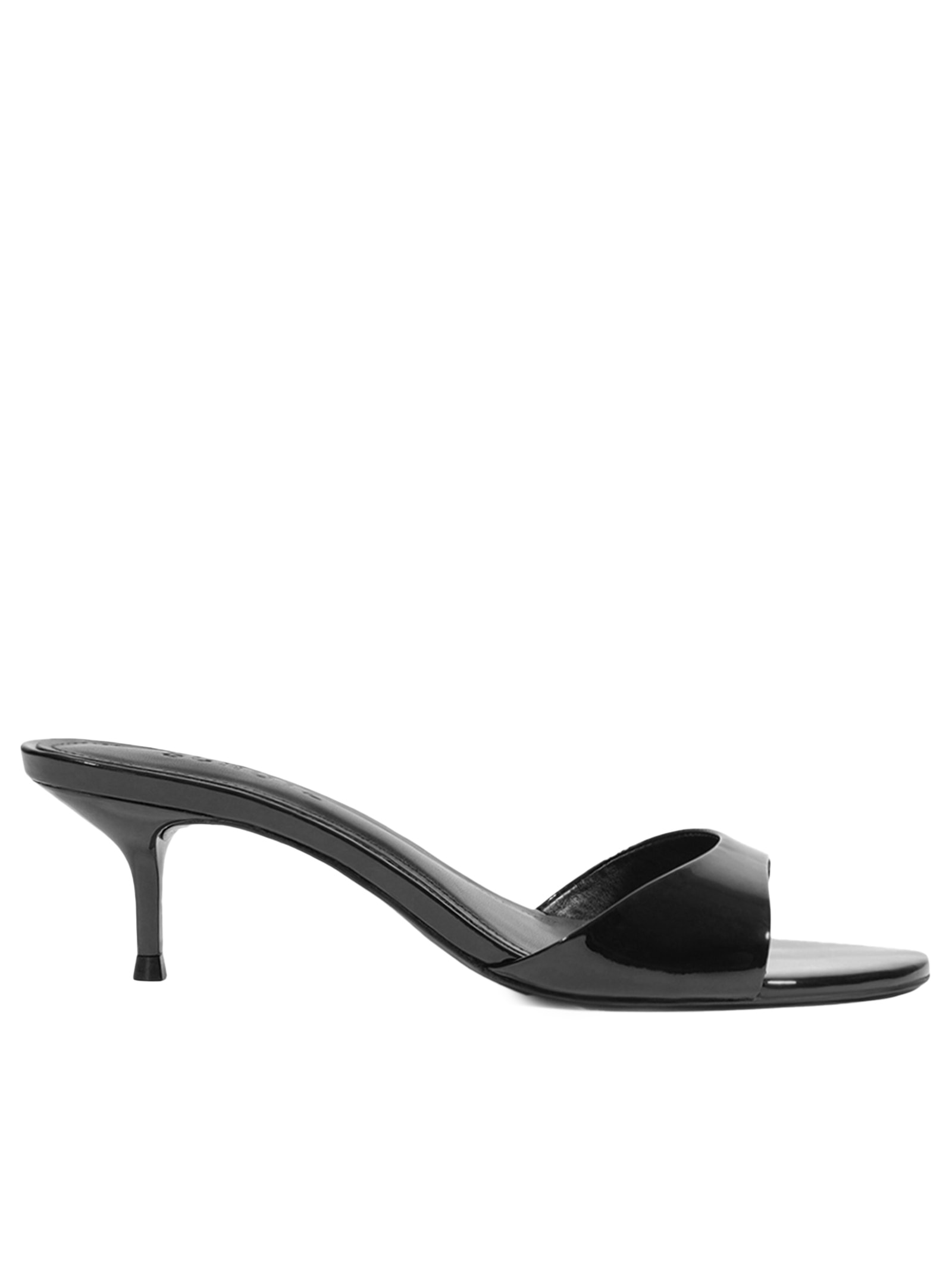 Sandália Feminina Mule Sally Couro Preto Schutz