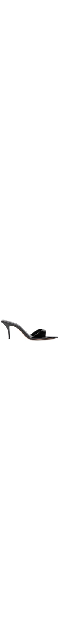 Sandália Feminina Mule Salto Verniz - Preto