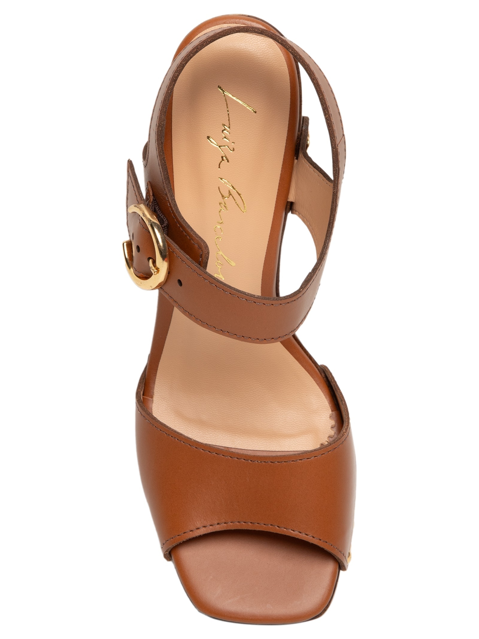 Sandália Feminina Panamá Marrom Luiza Barcelos