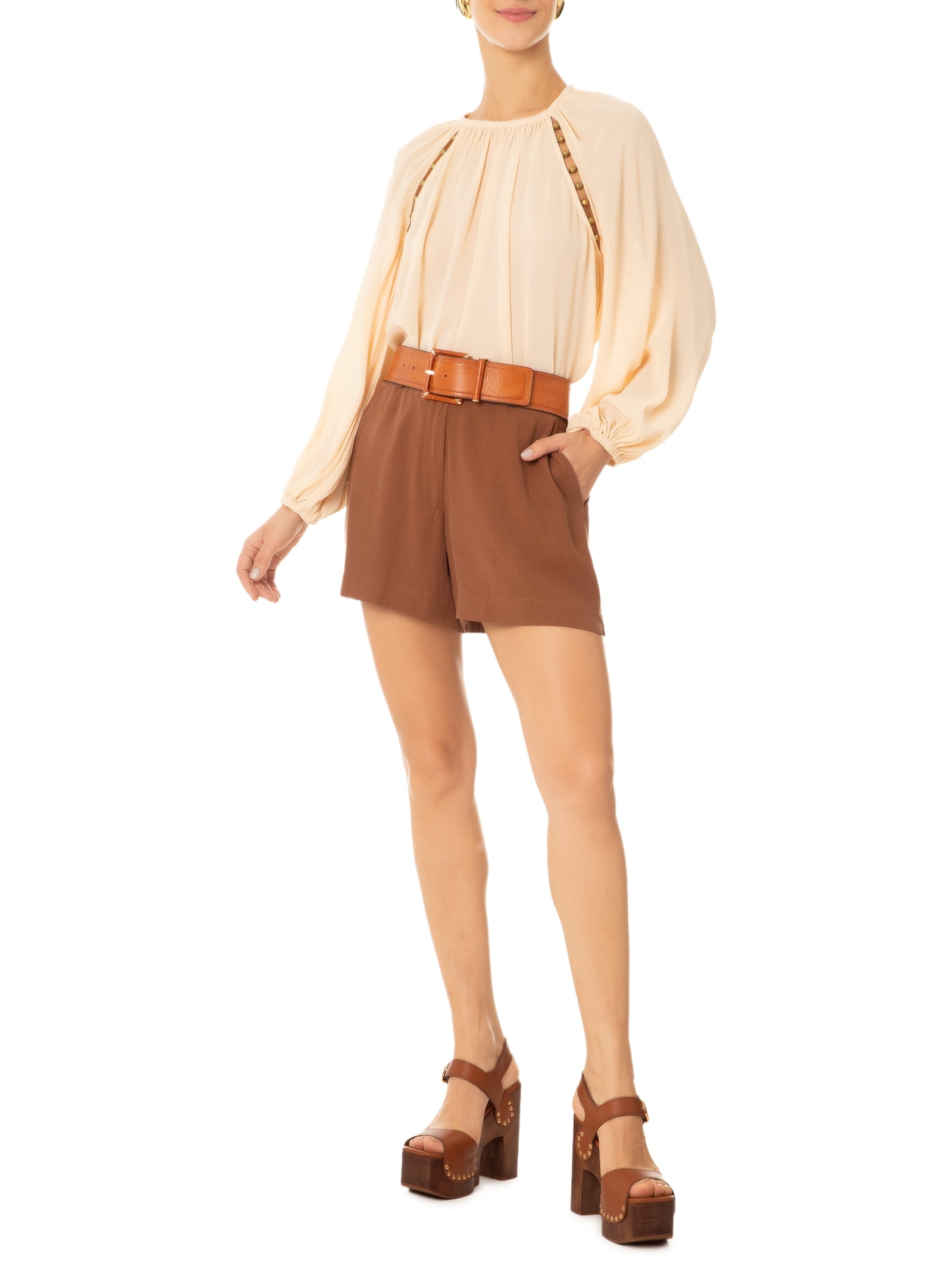 Sandália Feminina Panamá Marrom Luiza Barcelos