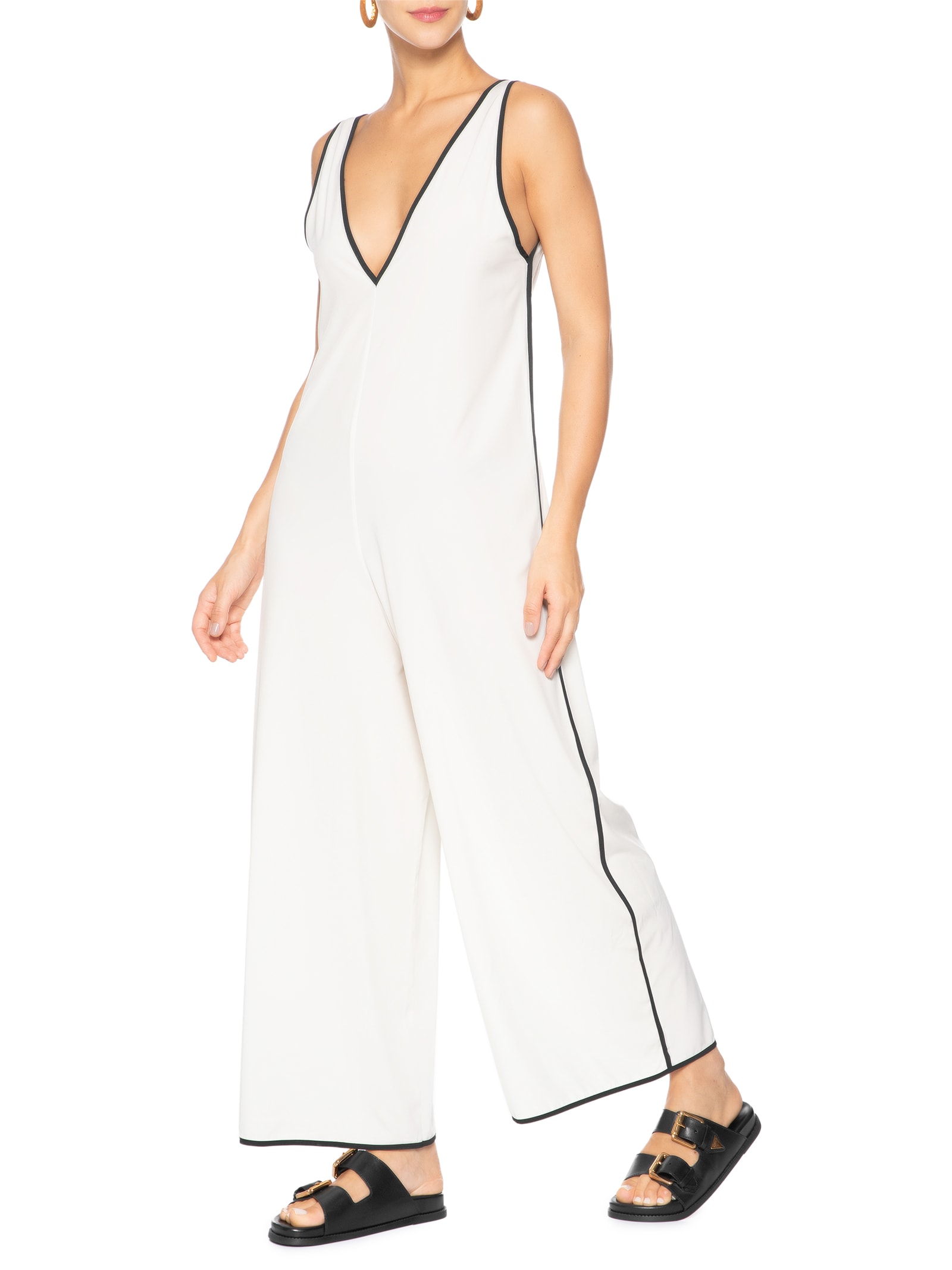 Sandália Feminina Papete Aurora Couro Preto Schutz