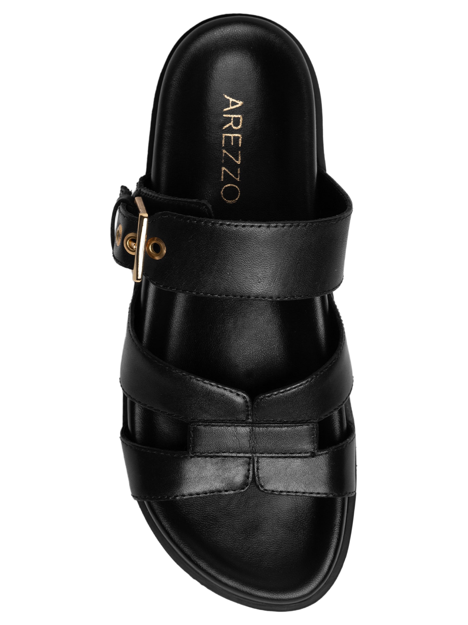 Sandália Feminina Papete Preto  Arezzo