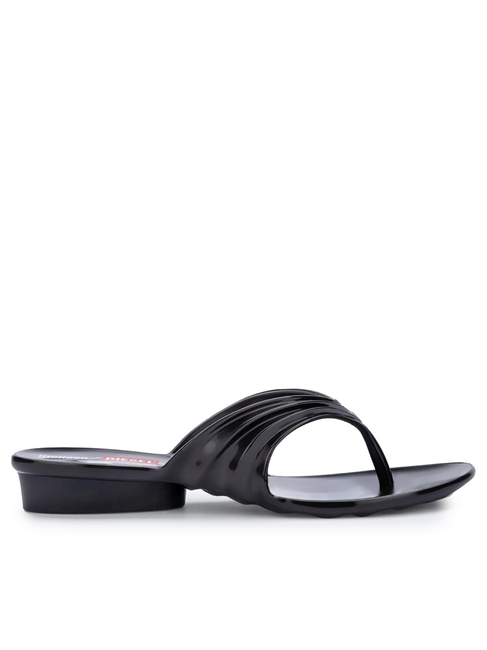 Sandália Feminina Quantum Thong Preto Melissa + Diesel