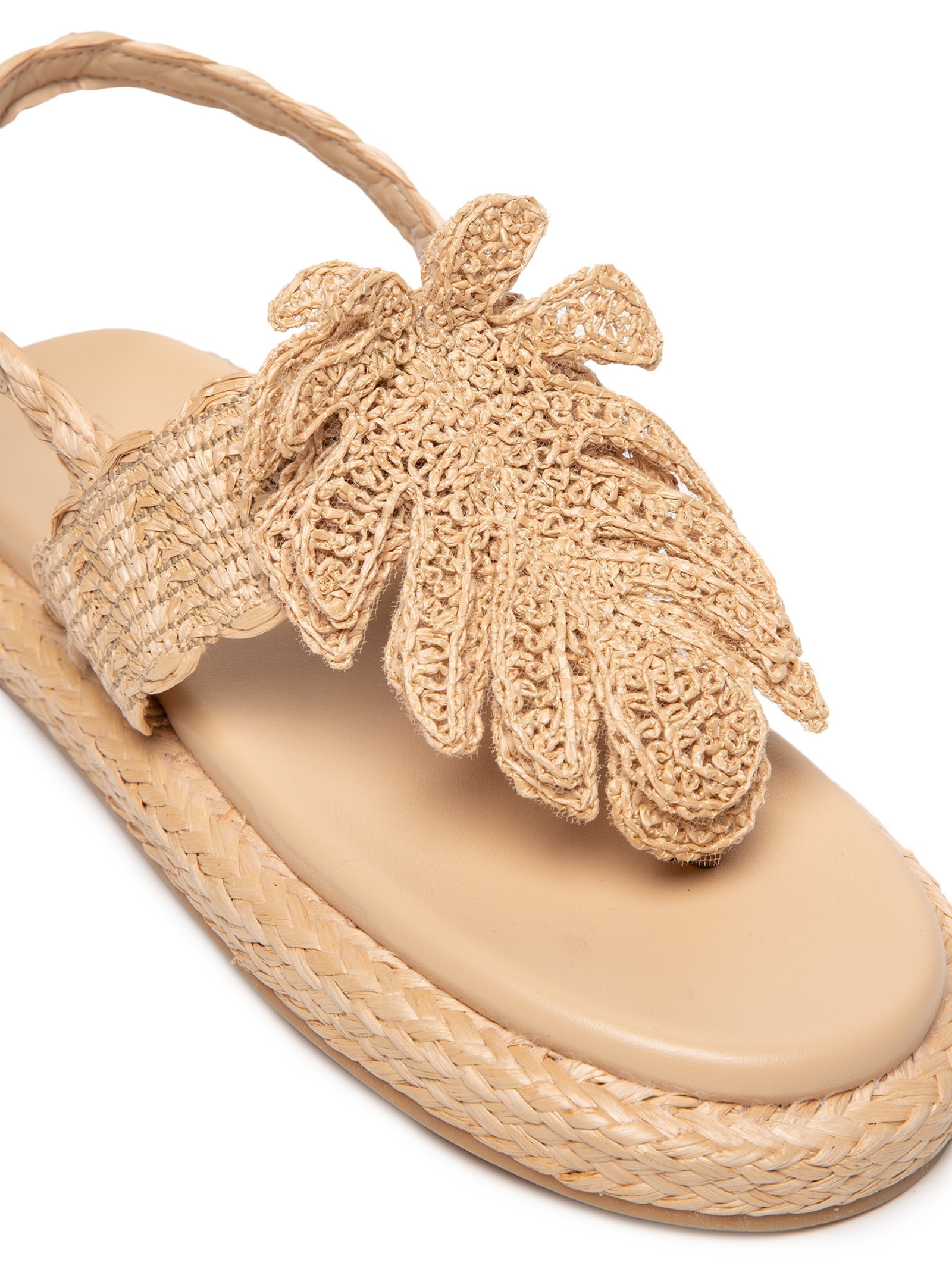 Sandália Feminina Rafi Mons Bege Farm Rio