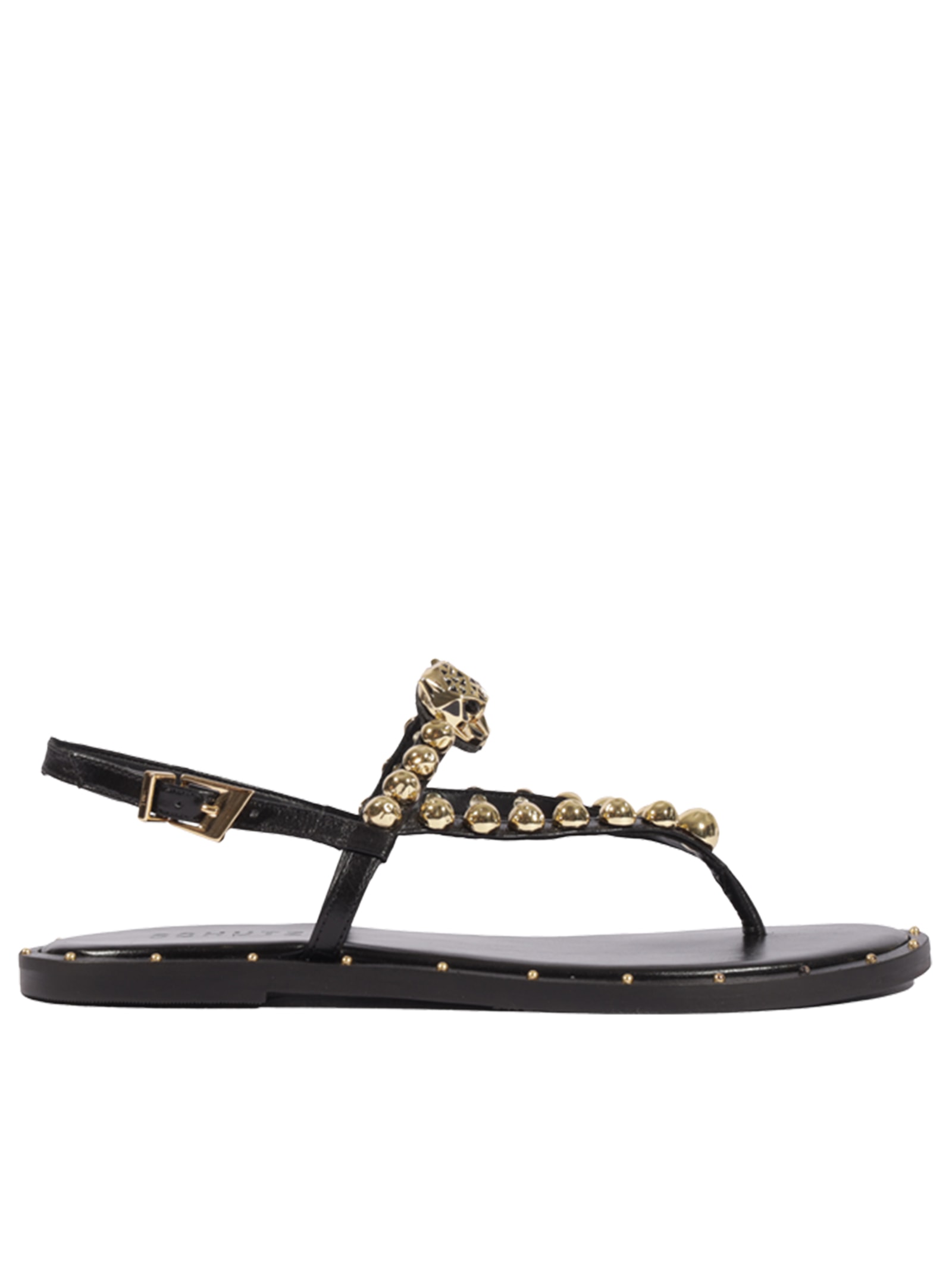 Sandália Feminina Rasteira Preto Schutz