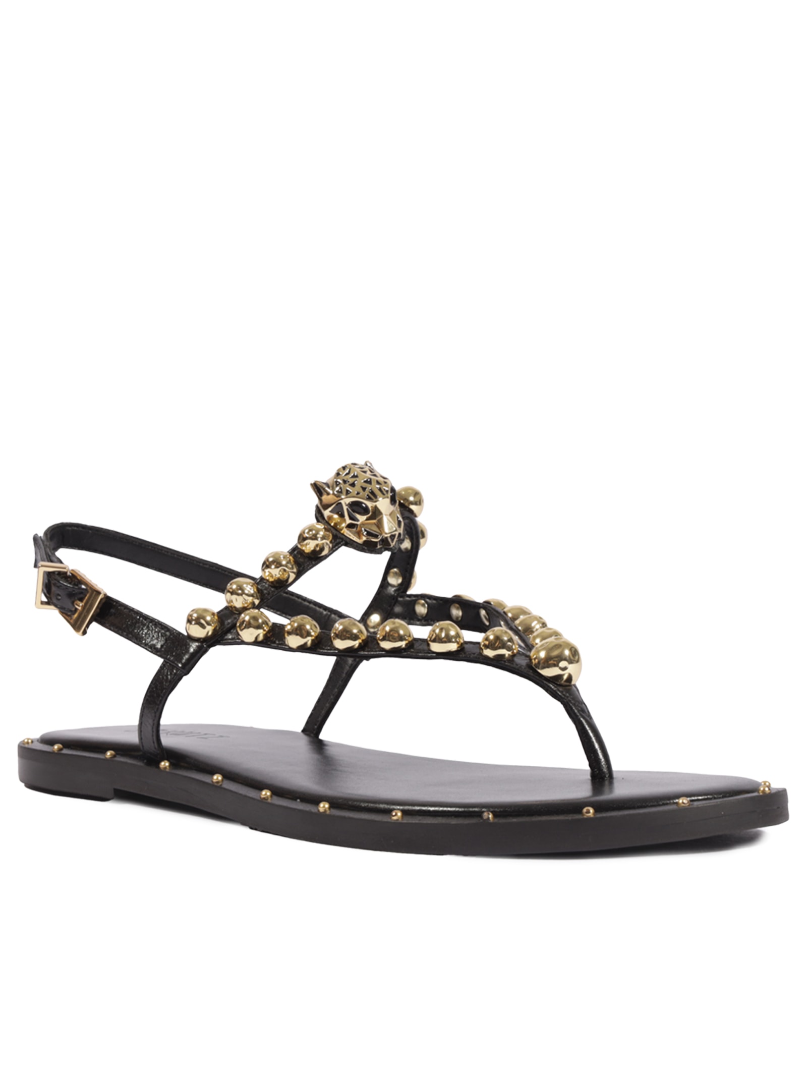 Sandália Feminina Rasteira Preto Schutz