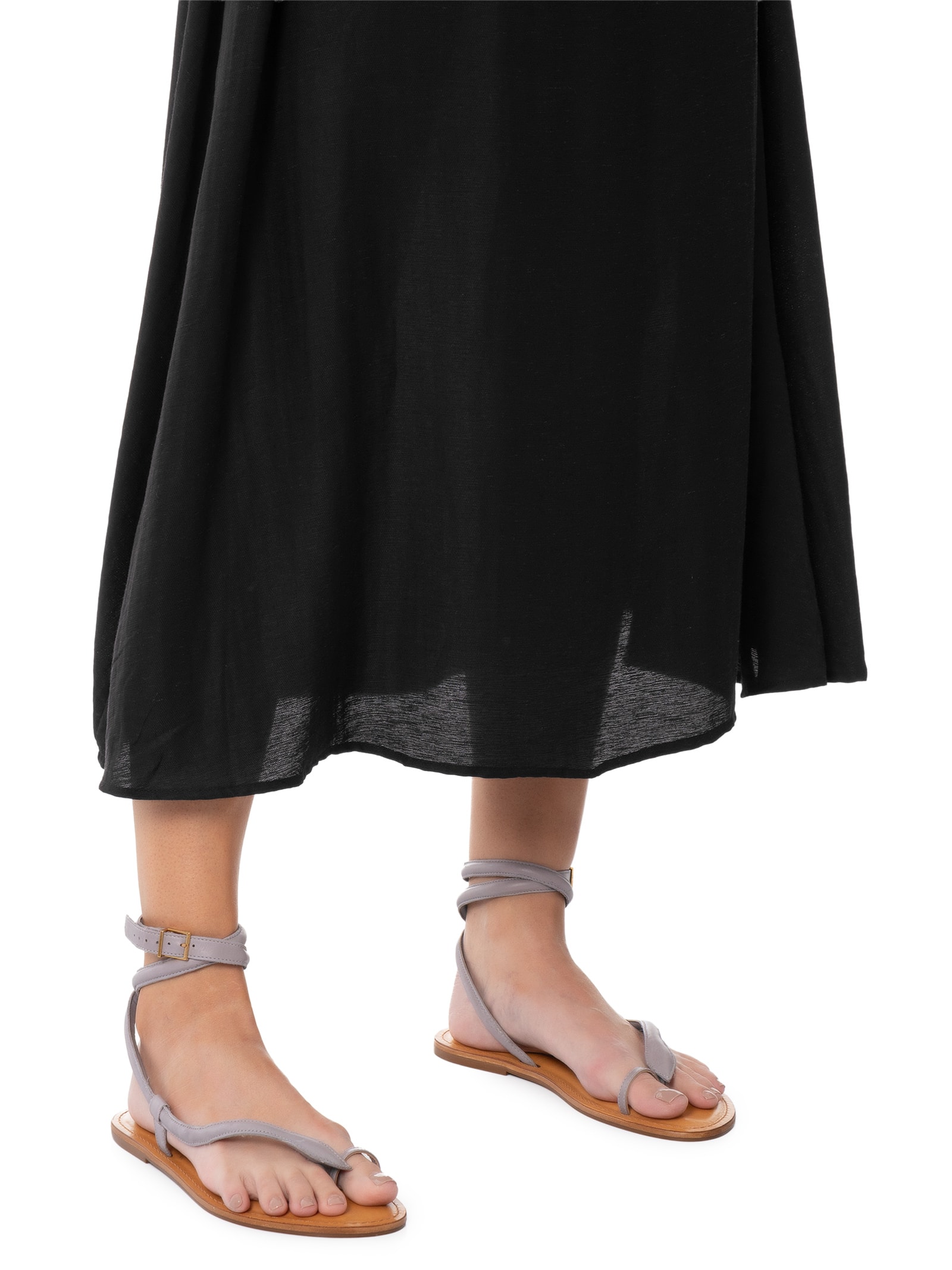 Sandália Feminina Rasteira Roxo Schutz