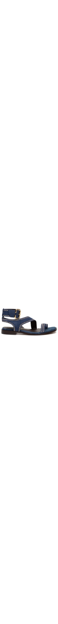 Sandália Feminina Rasteira Salermo - Azul