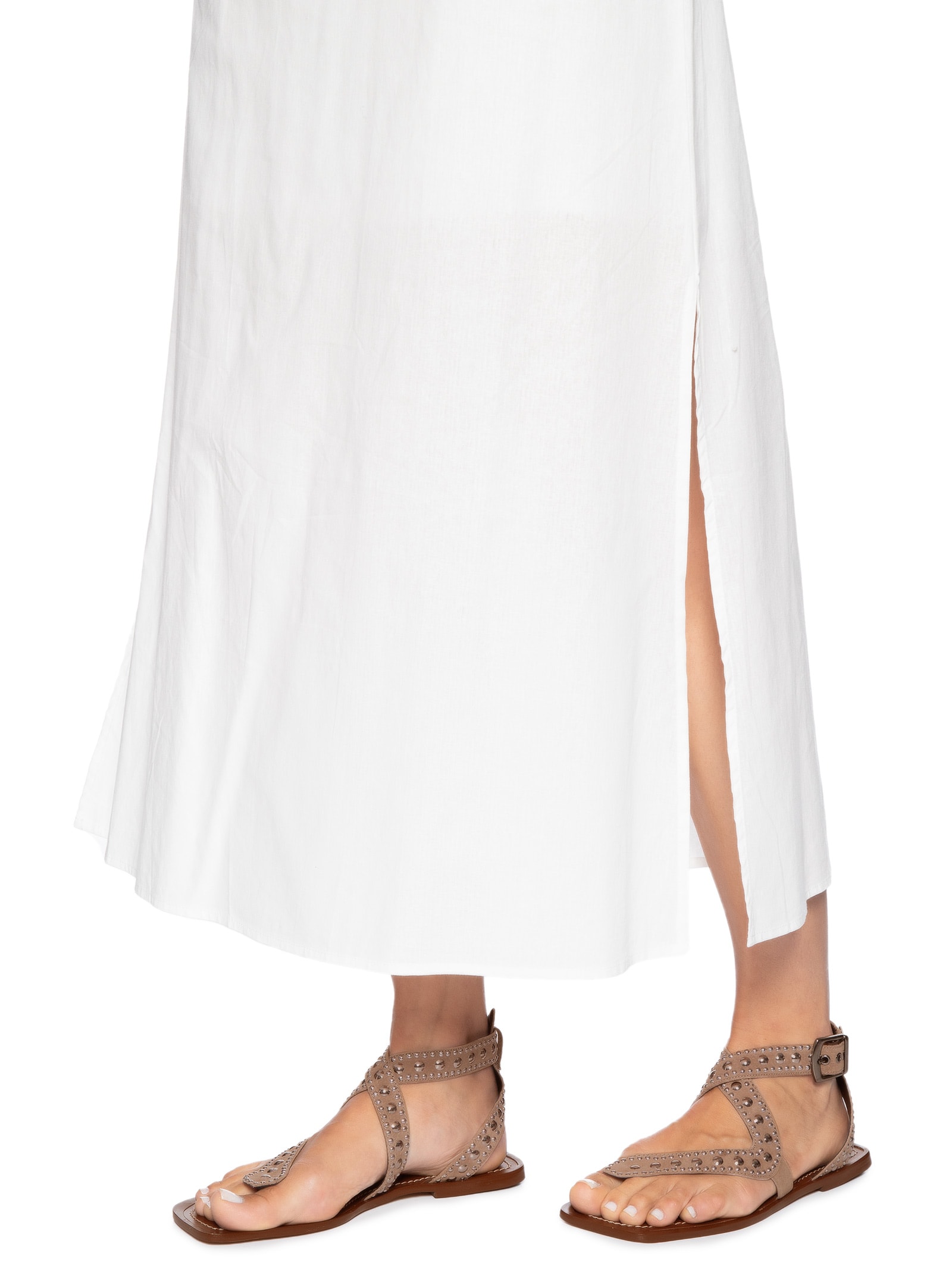 Sandália Feminina Rasteira Salermo Marrom Luiza Barcelos