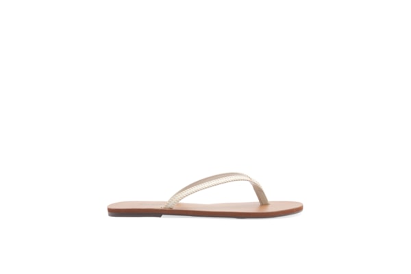 Sandália Feminina Rasteira Slim - Branco