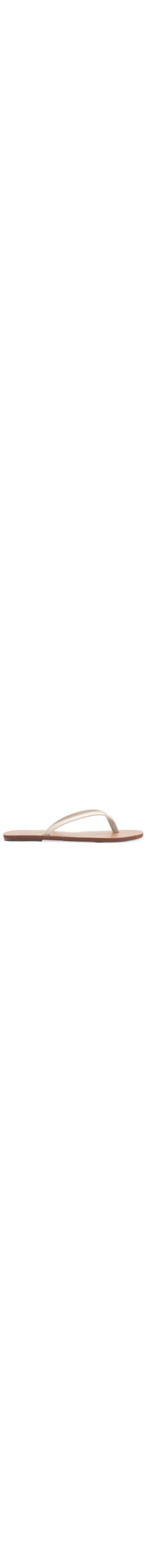 Sandália Feminina Rasteira Slim - Branco