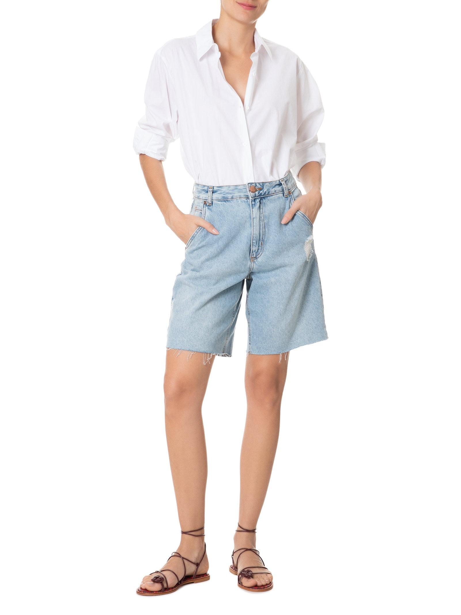 Sandália Feminina Rasteira Tiras Em Couro Vinho '2Essential