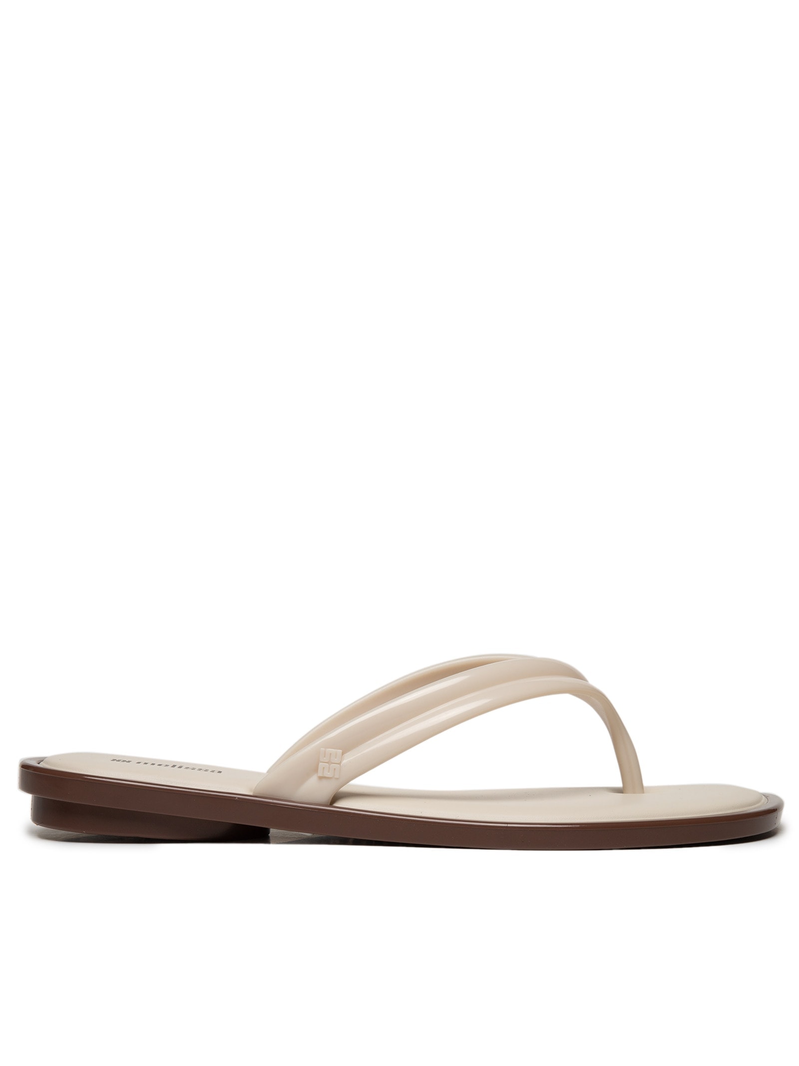 Sandália Feminina Rasteira Wave Flip Flop AD Marrom Melissa