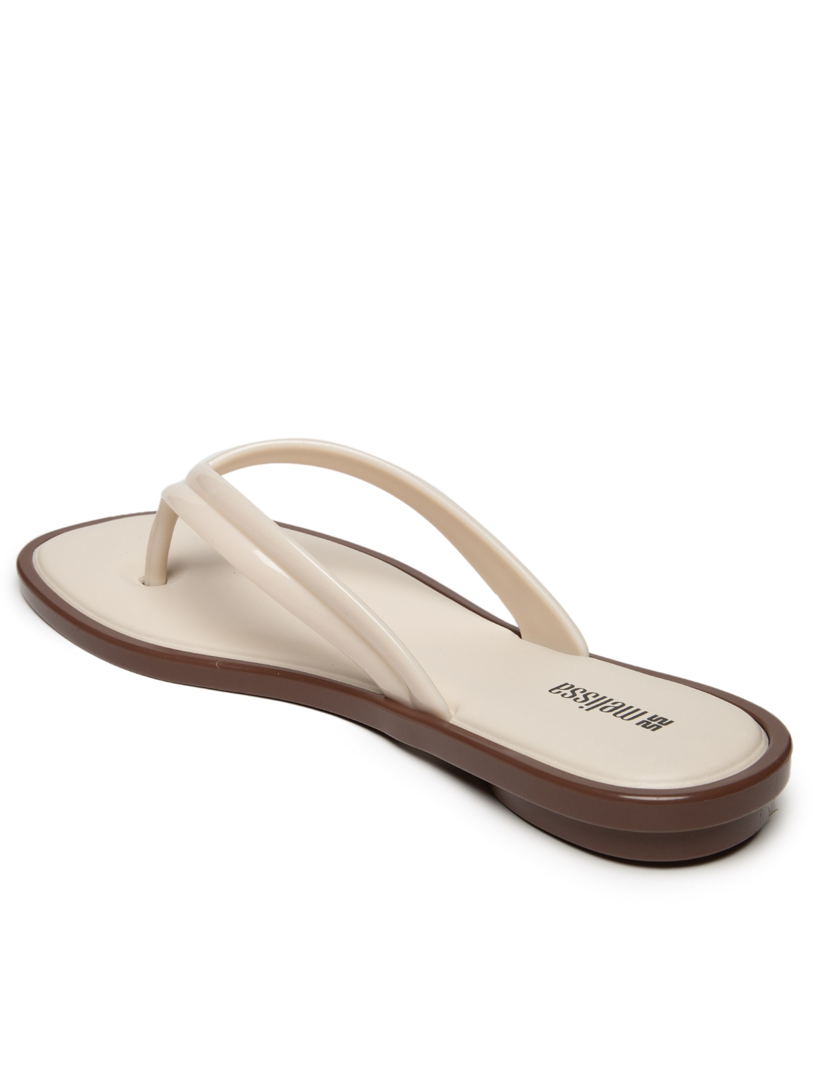 Sandália Feminina Rasteira Wave Flip Flop AD Marrom Melissa