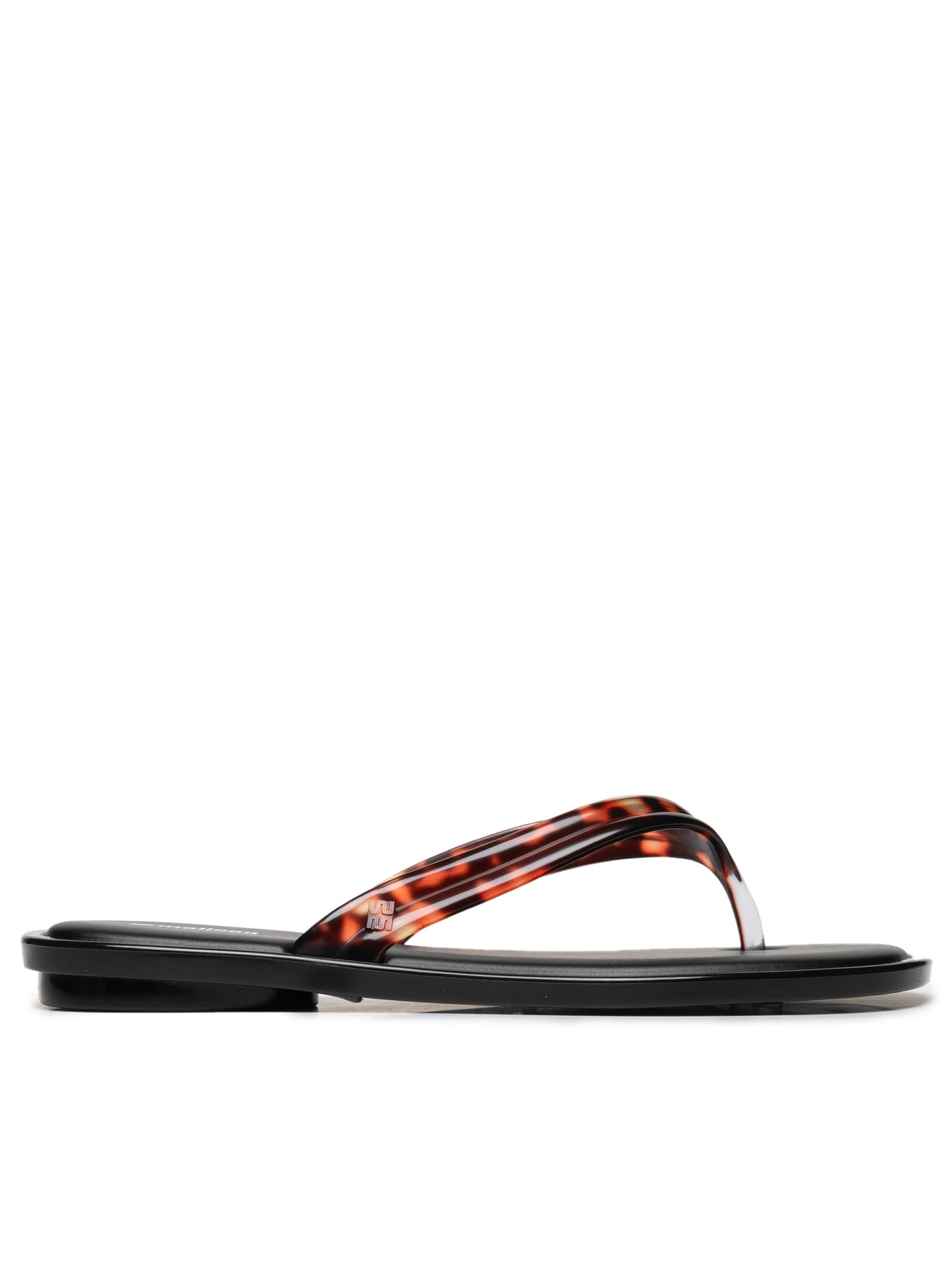 Sandália Feminina Rasteira Wave Flip Flop AD Preto Melissa