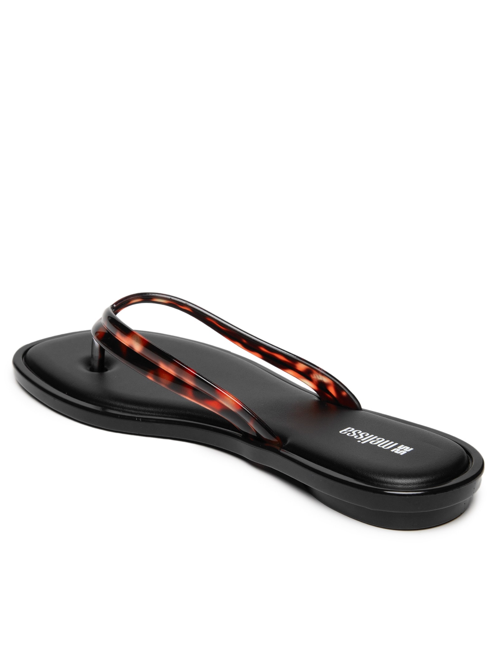 Sandália Feminina Rasteira Wave Flip Flop AD Preto Melissa