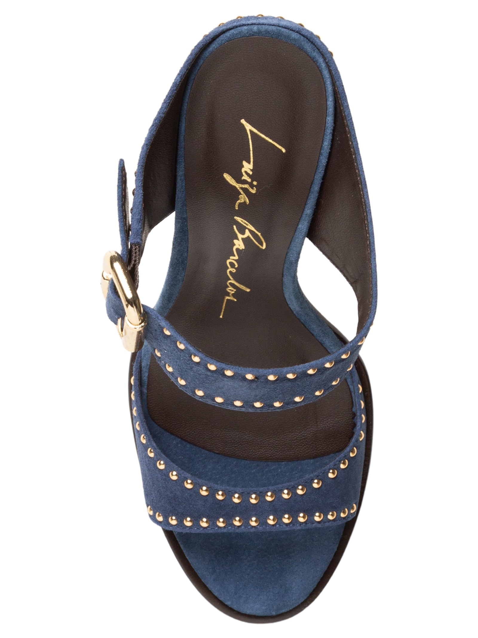 Sandália Feminina Salermo Azul Luiza Barcelos