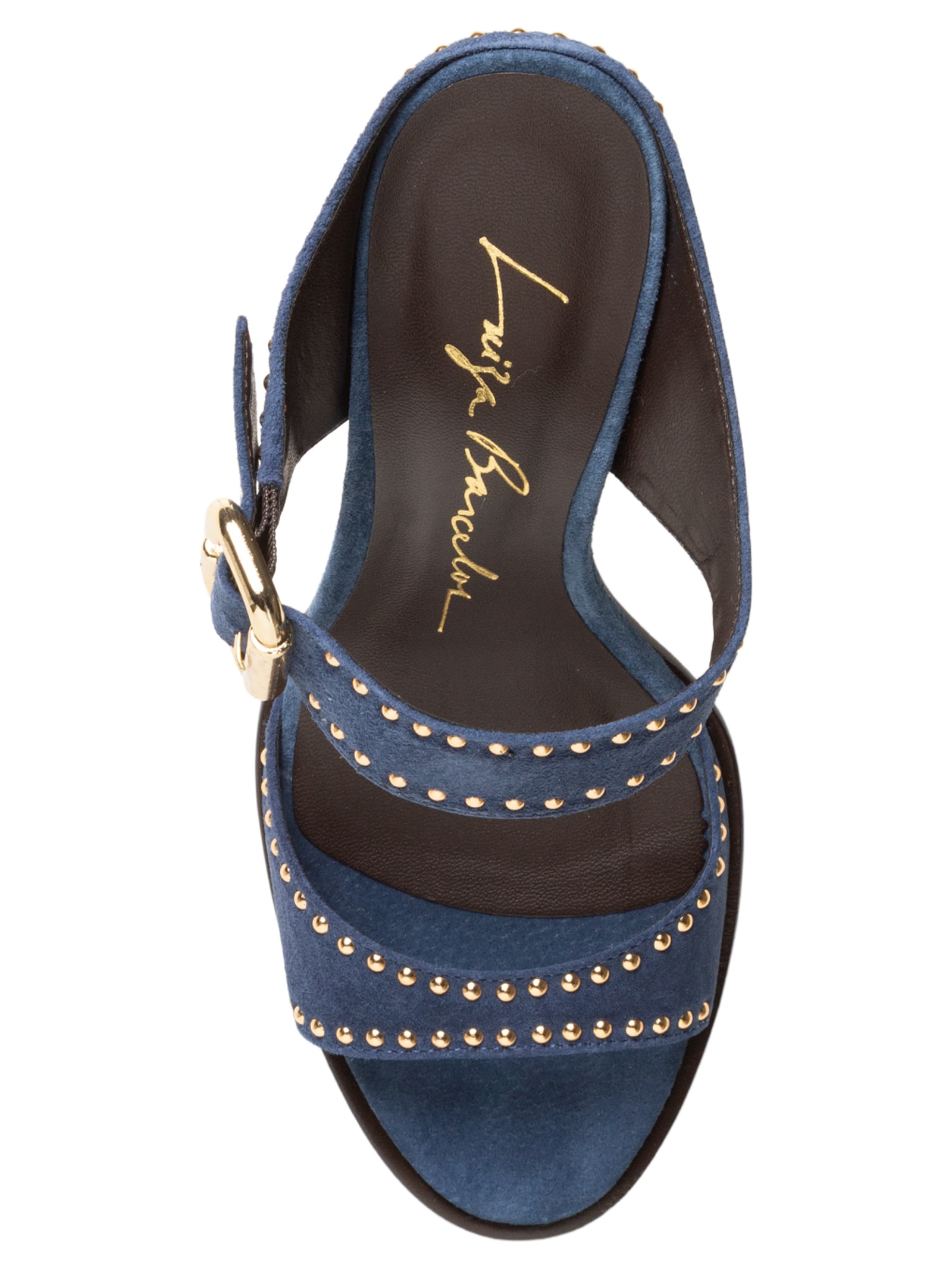 Sandália Feminina Salermo Azul Luiza Barcelos