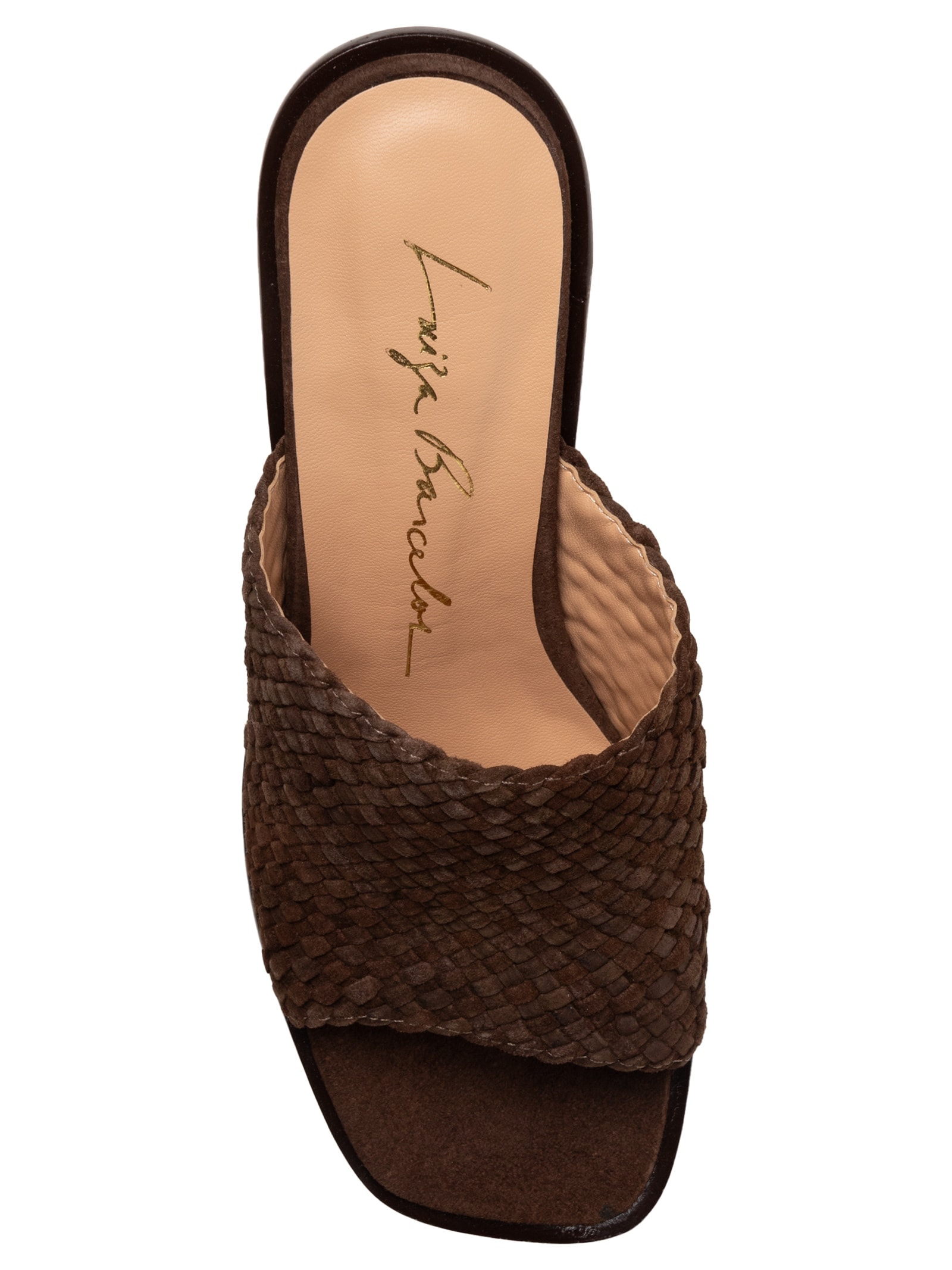 Sandália Feminina Salermo Marrom Luiza Barcelos