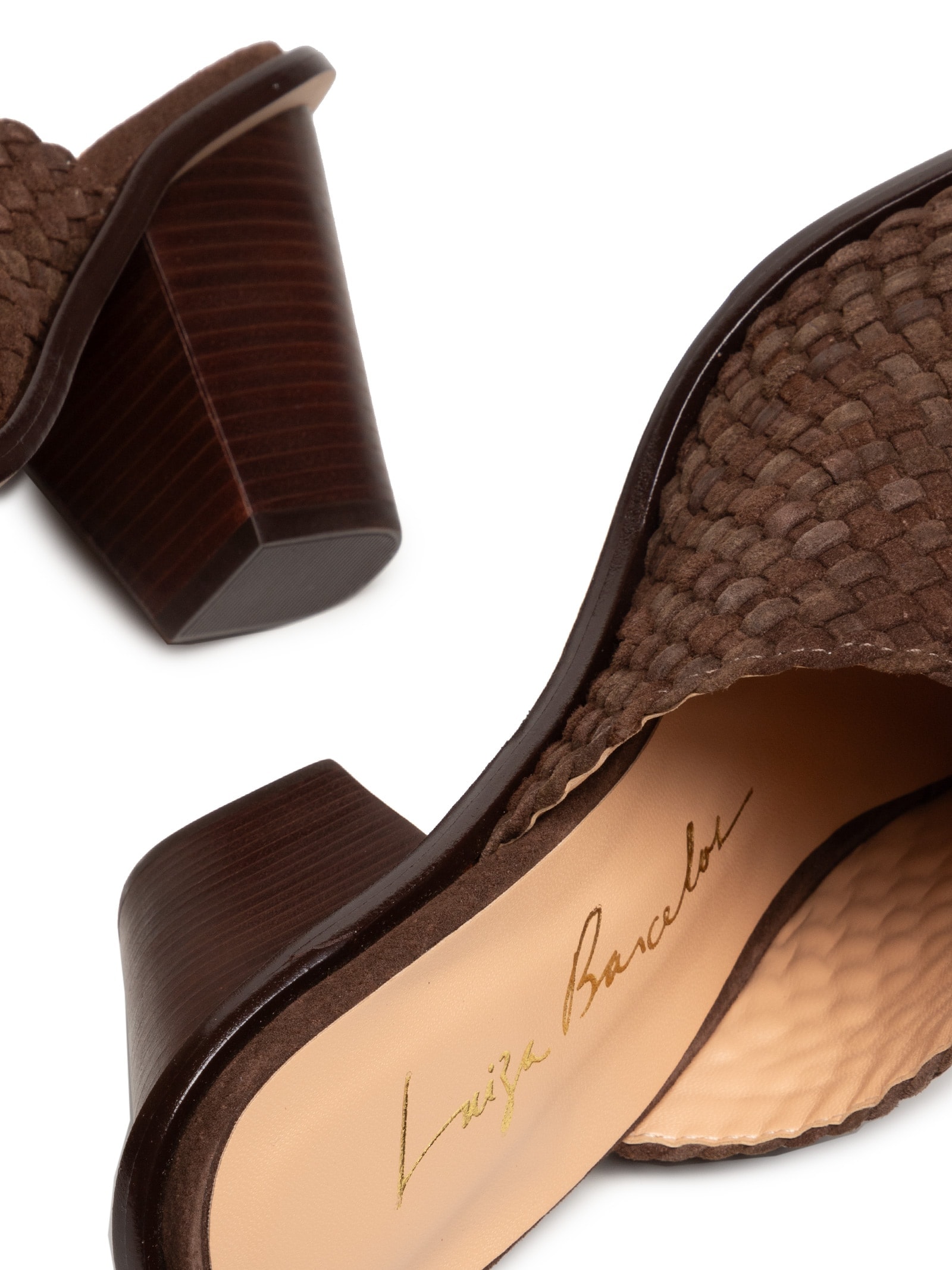 Sandália Feminina Salermo Marrom Luiza Barcelos