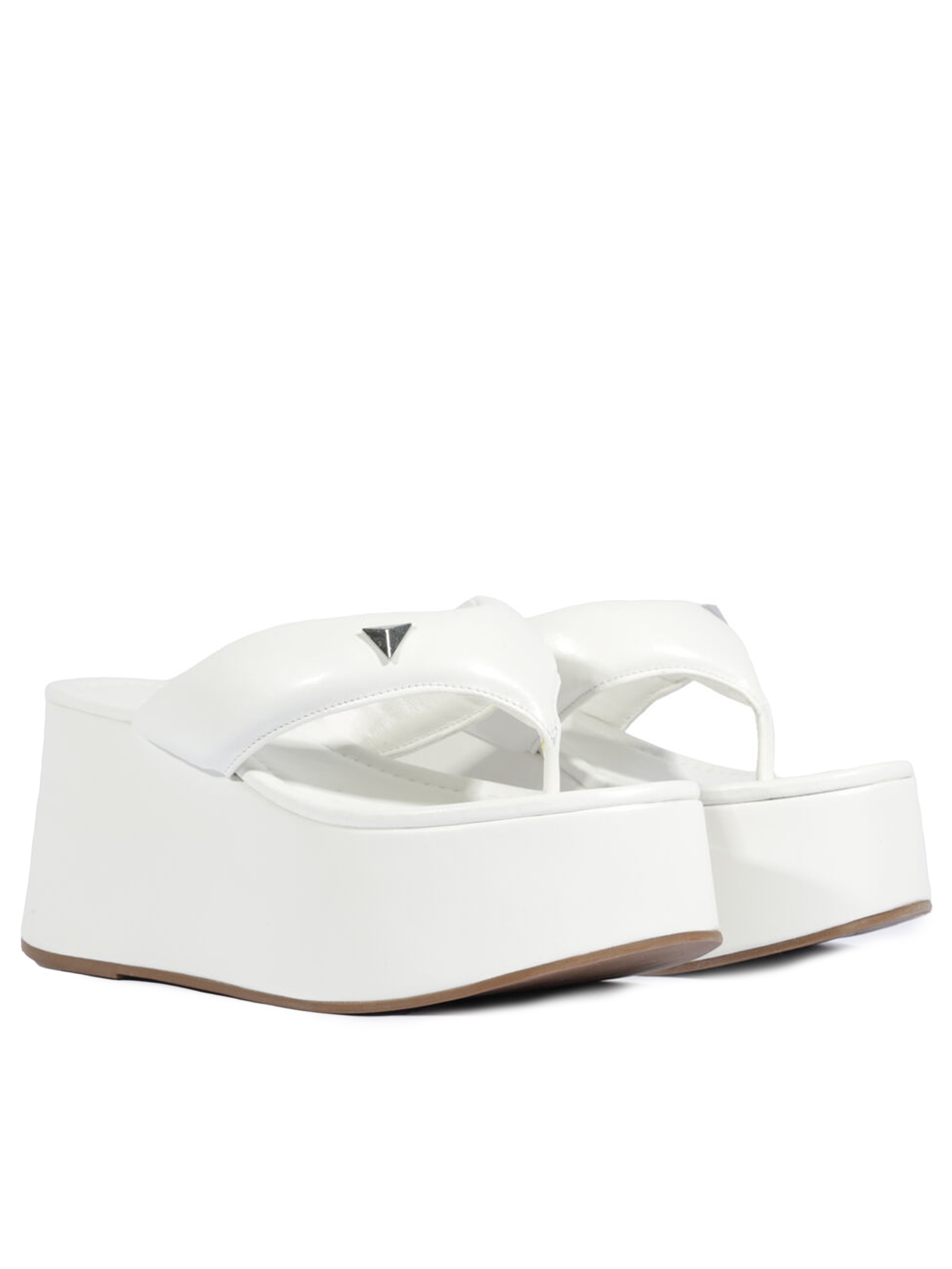 Sandália Feminina Salto Alto Ecowear Branco Schutz