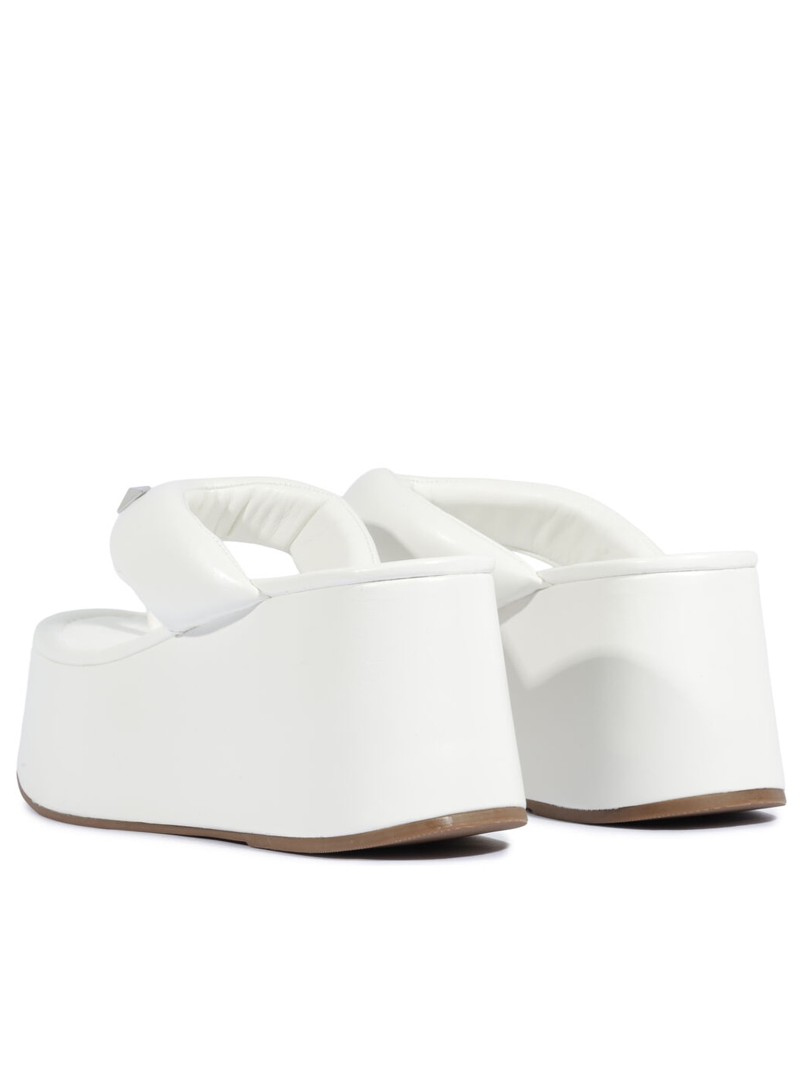 Sandália Feminina Salto Alto Ecowear Branco Schutz