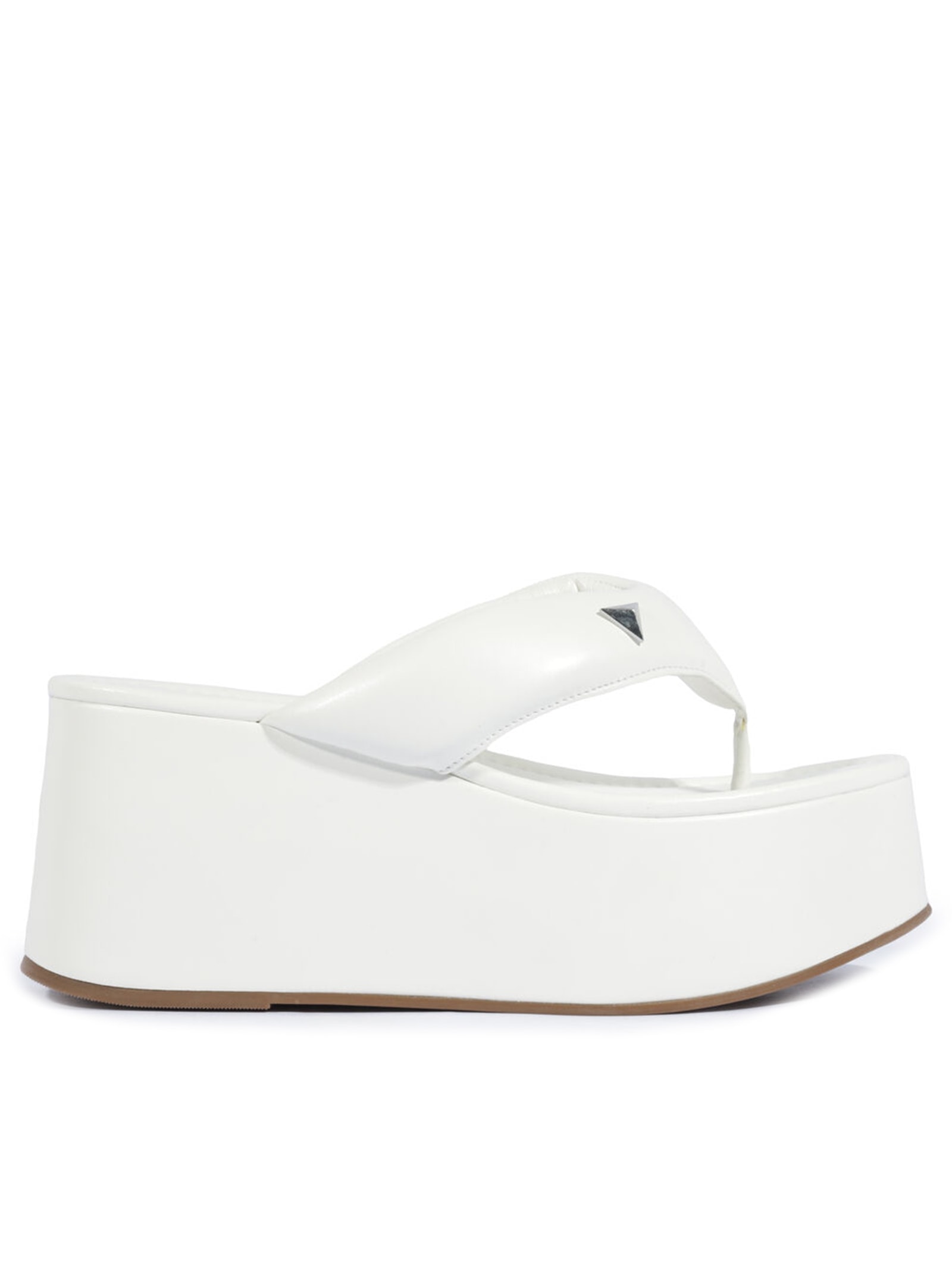 Sandália Feminina Salto Alto Ecowear Branco Schutz