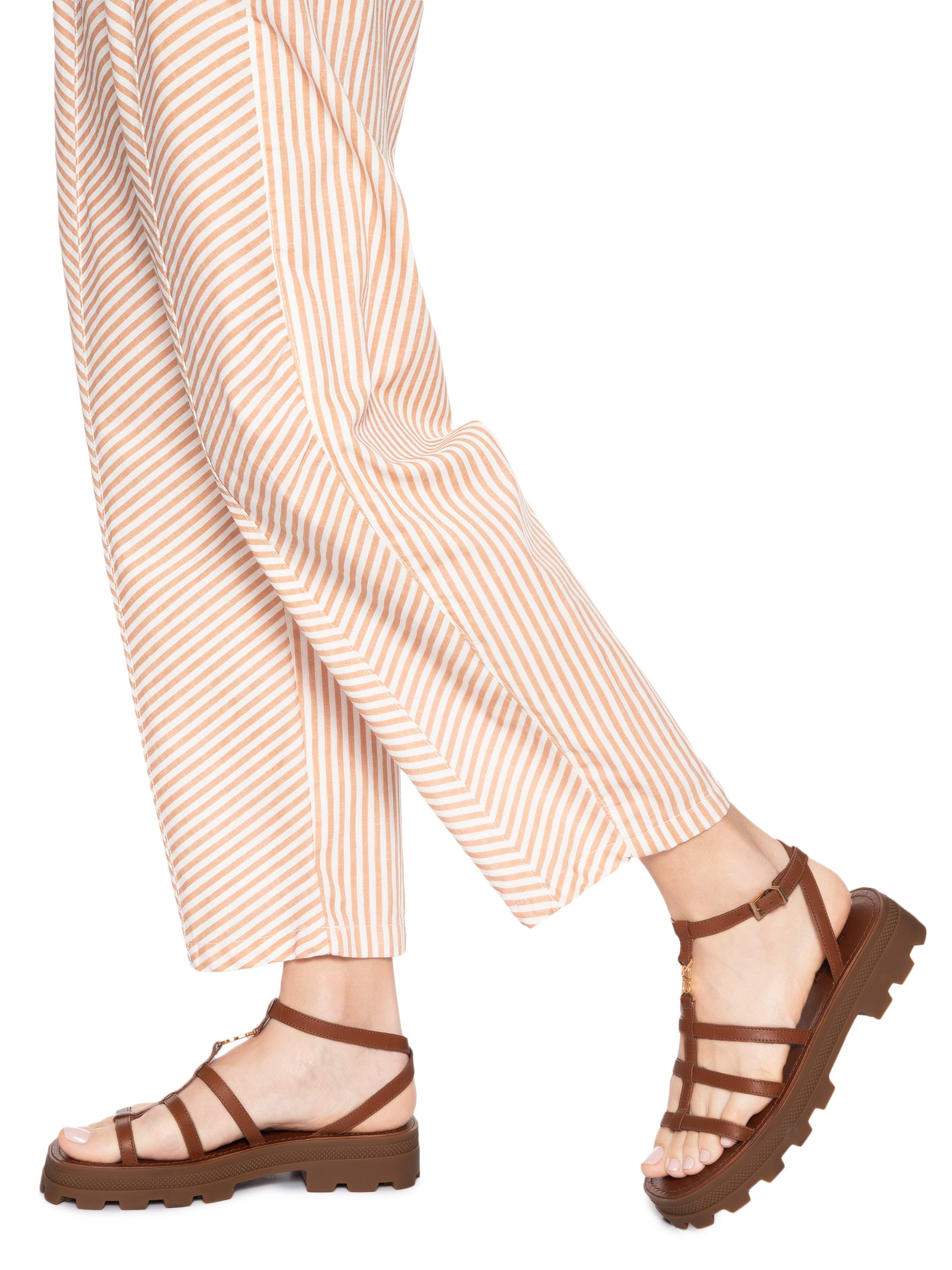 Sandália Feminina Salto Baixo Atanado Prime Marrom Schutz