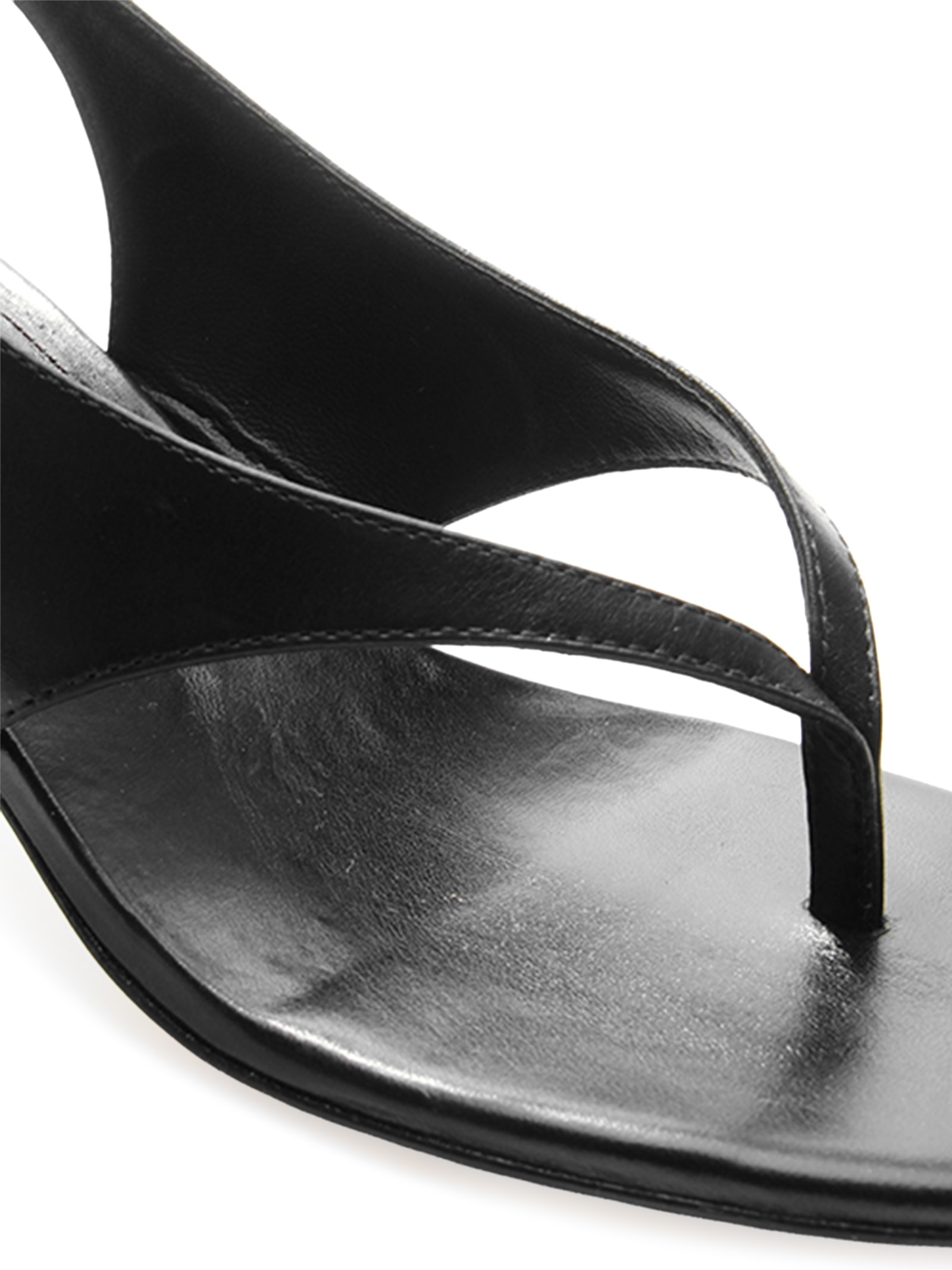 Sandália Feminina Salto Fino Médio Preto Vicenza