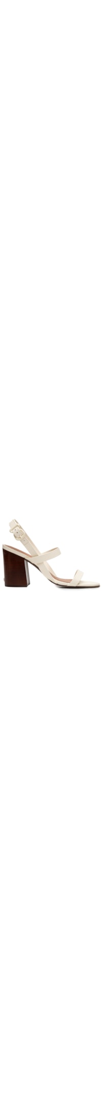 Sandália Feminina Salto Grosso Alto Classic - Branco