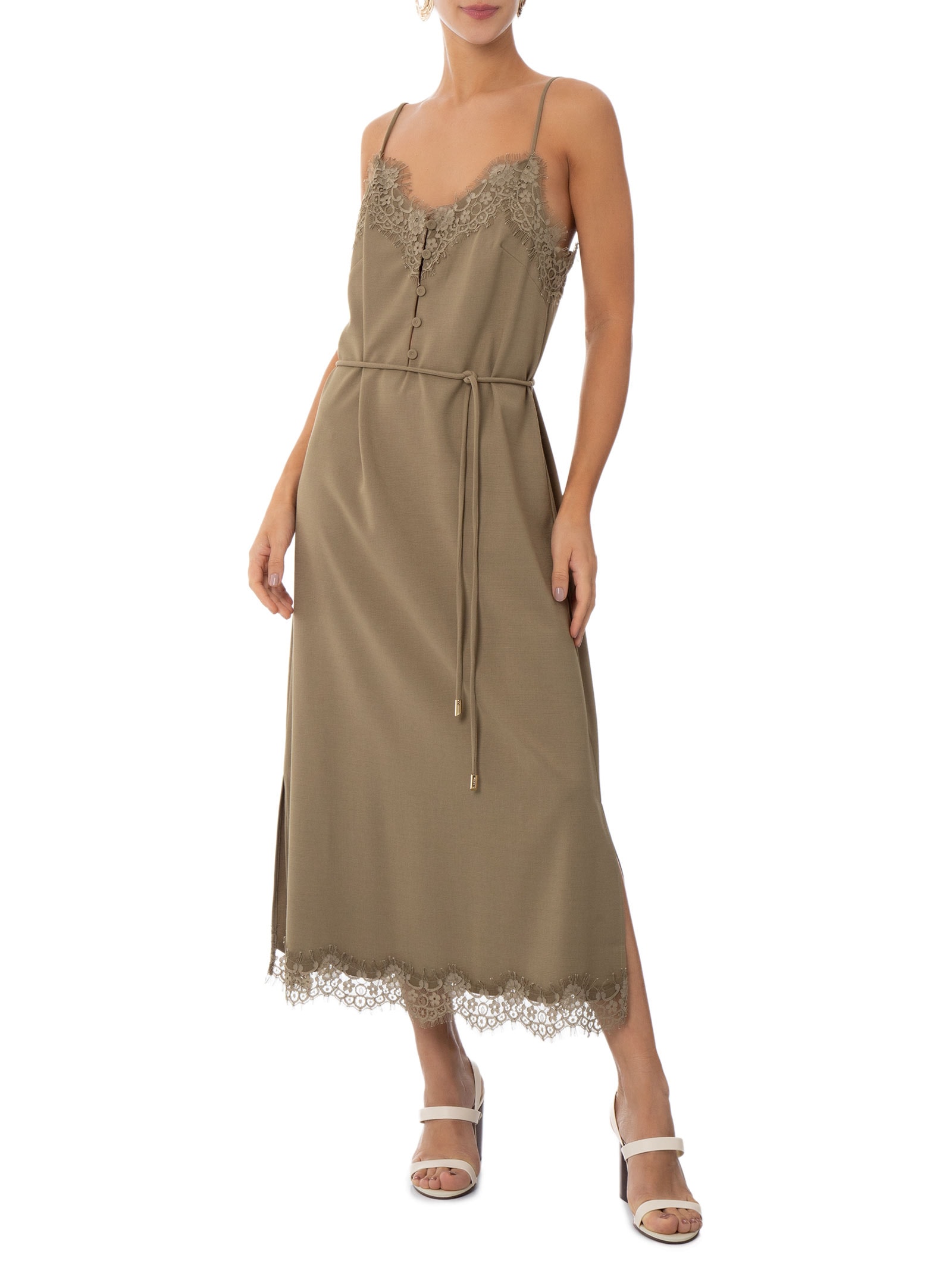 Sandália Feminina Salto Grosso Alto Classic Branco Capodarte
