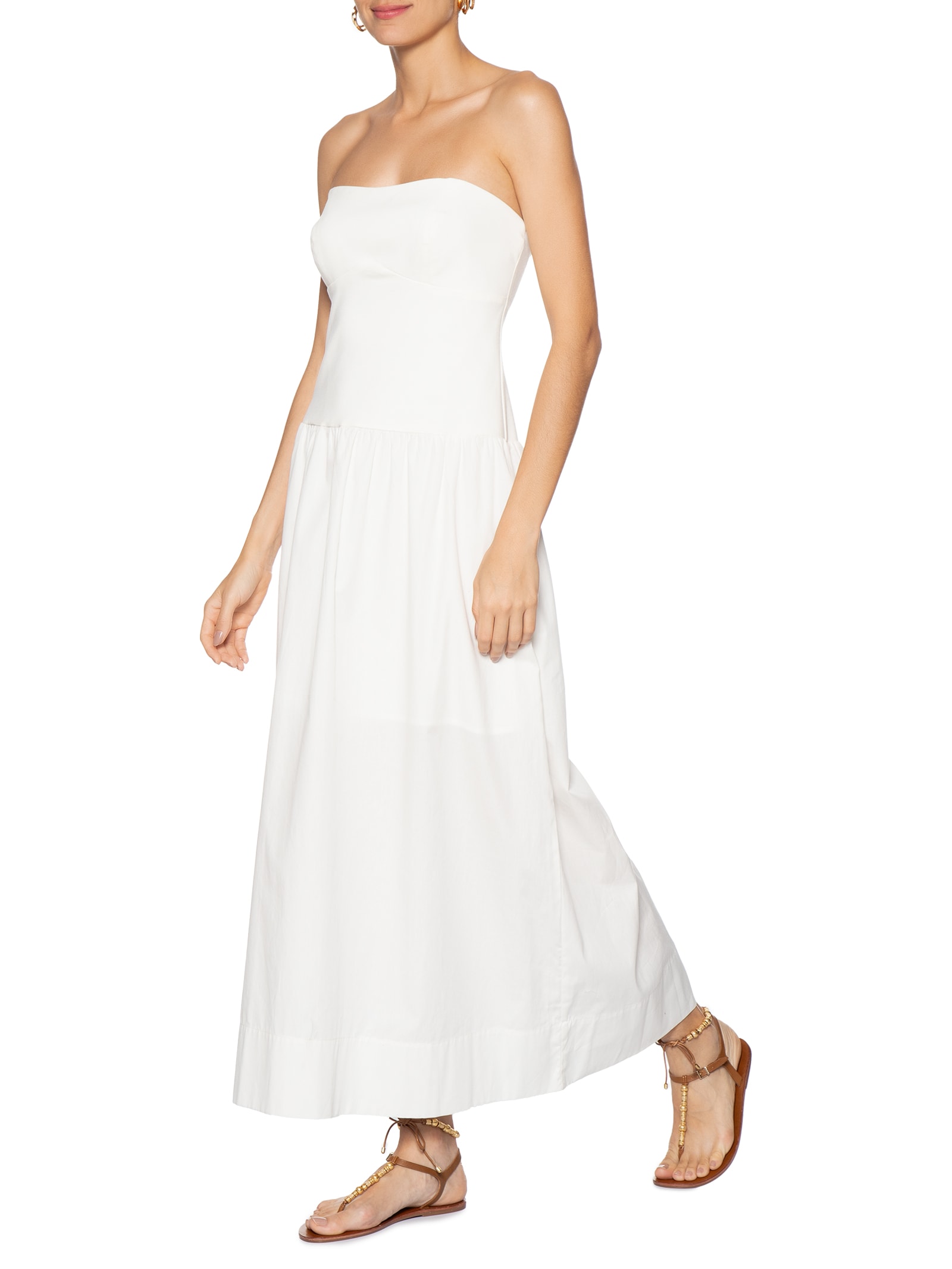 Sandália Feminina Salto Rasteiro Marrom Schutz