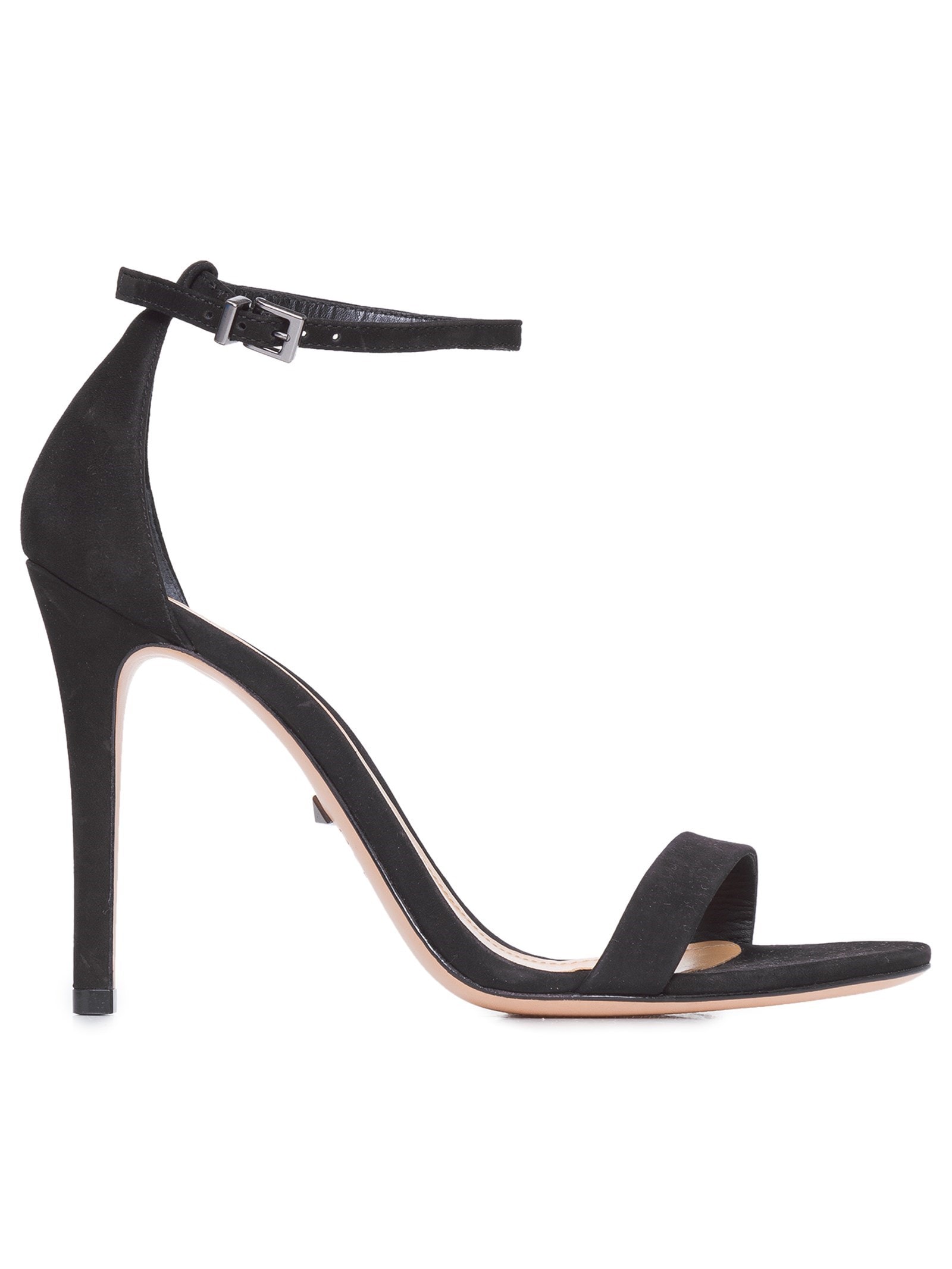 Sandália Feminina Single Nobuck Preto Schutz