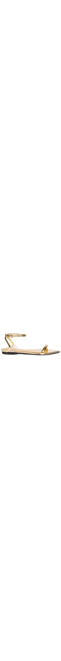 Sandália Feminina Skye Flat Couro - Dourado