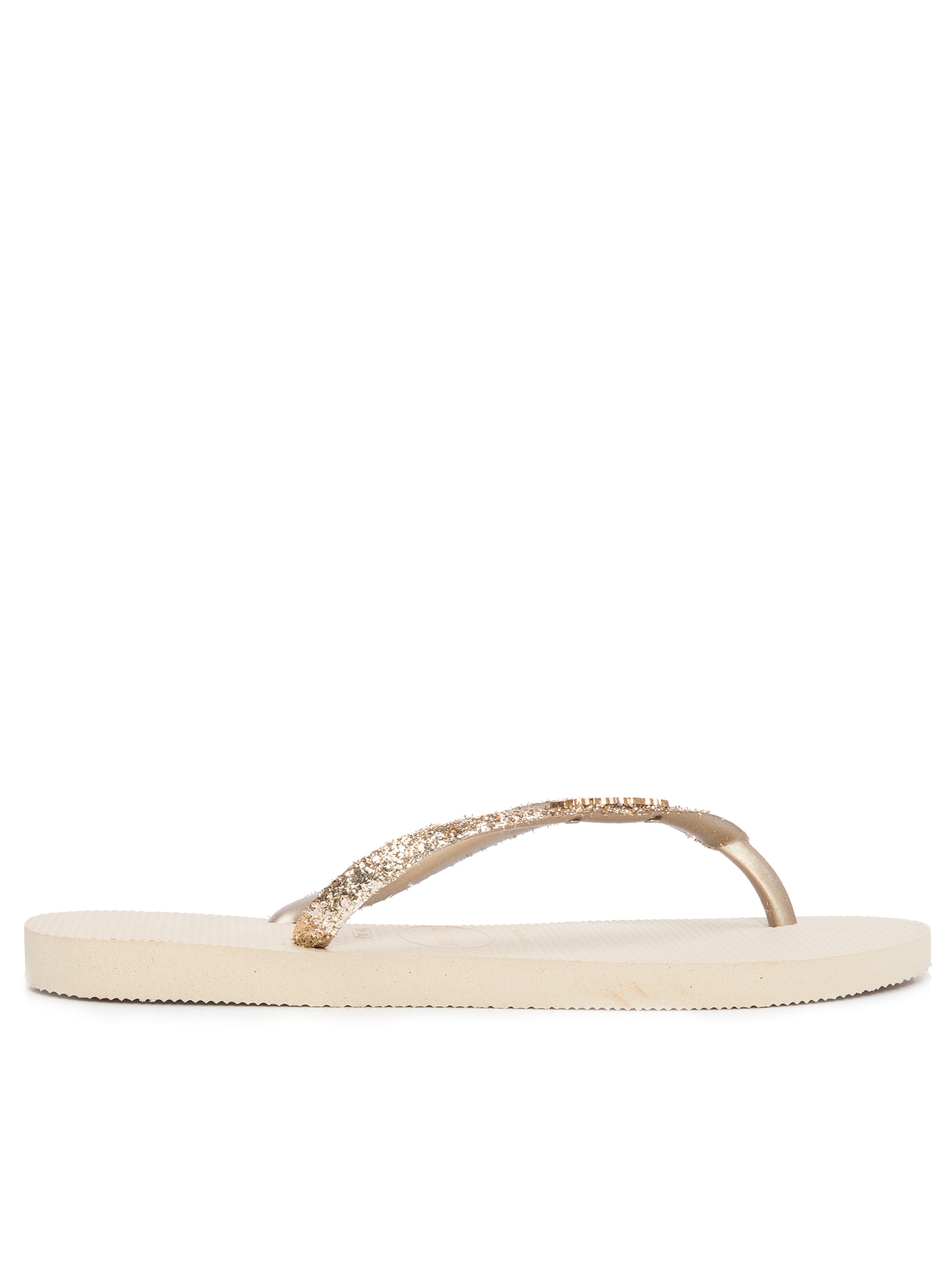 Sandália Feminina Slim Glitter Bege Havaianas