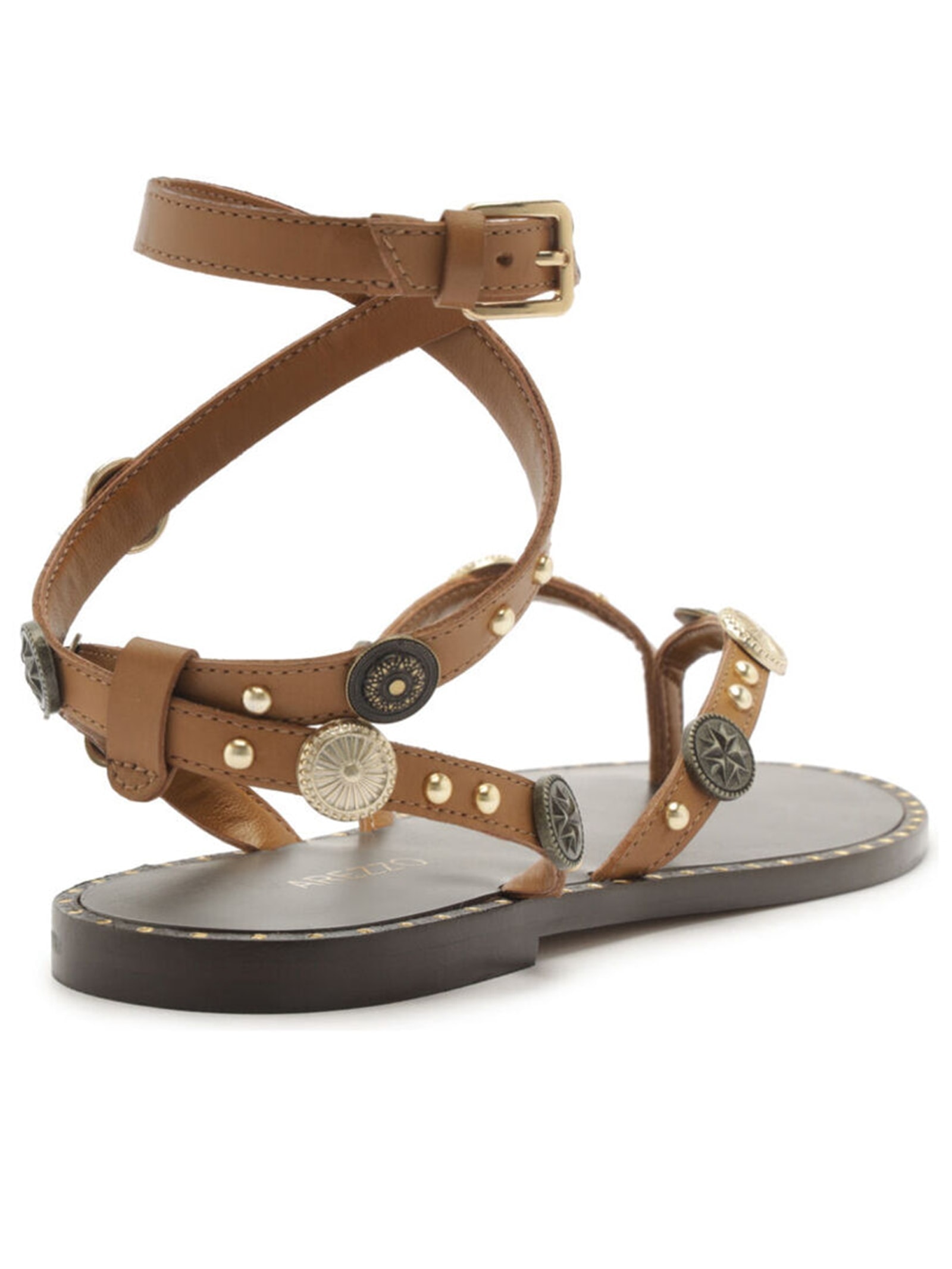Sandália Feminina Soft Marrom Arezzo