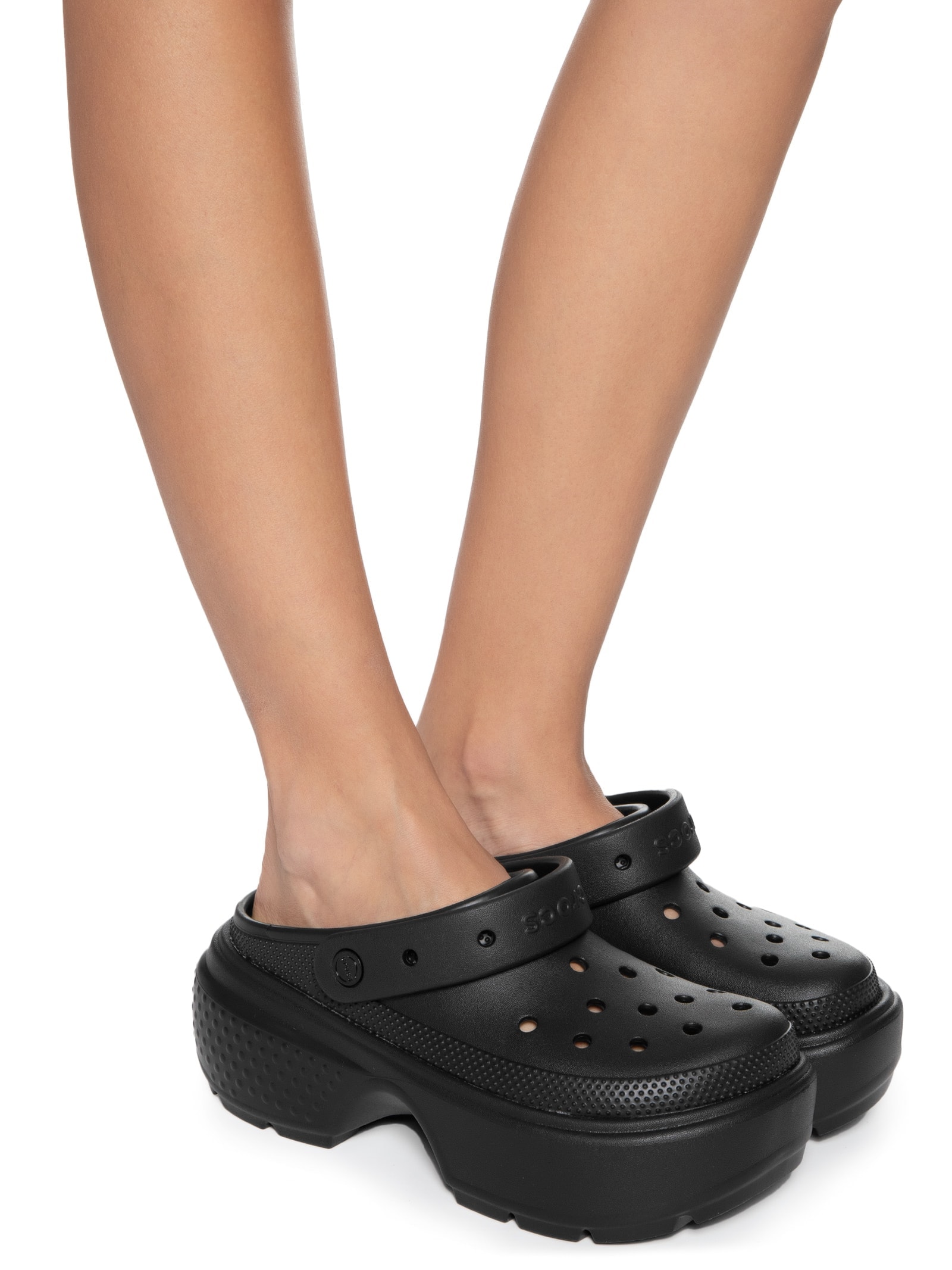 Sandália Feminina Stomp Clog Preto Crocs