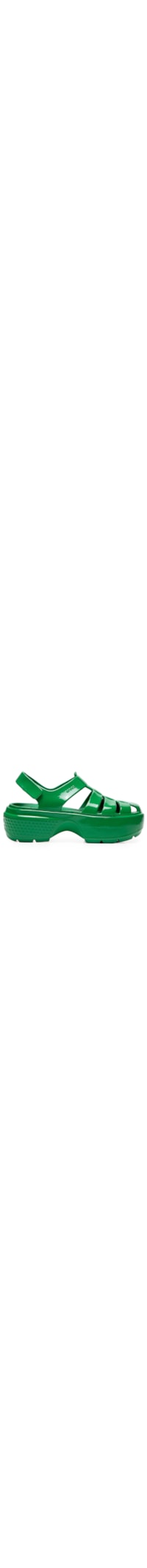Sandália Feminina Stomp Fisherman High Shine - Verde