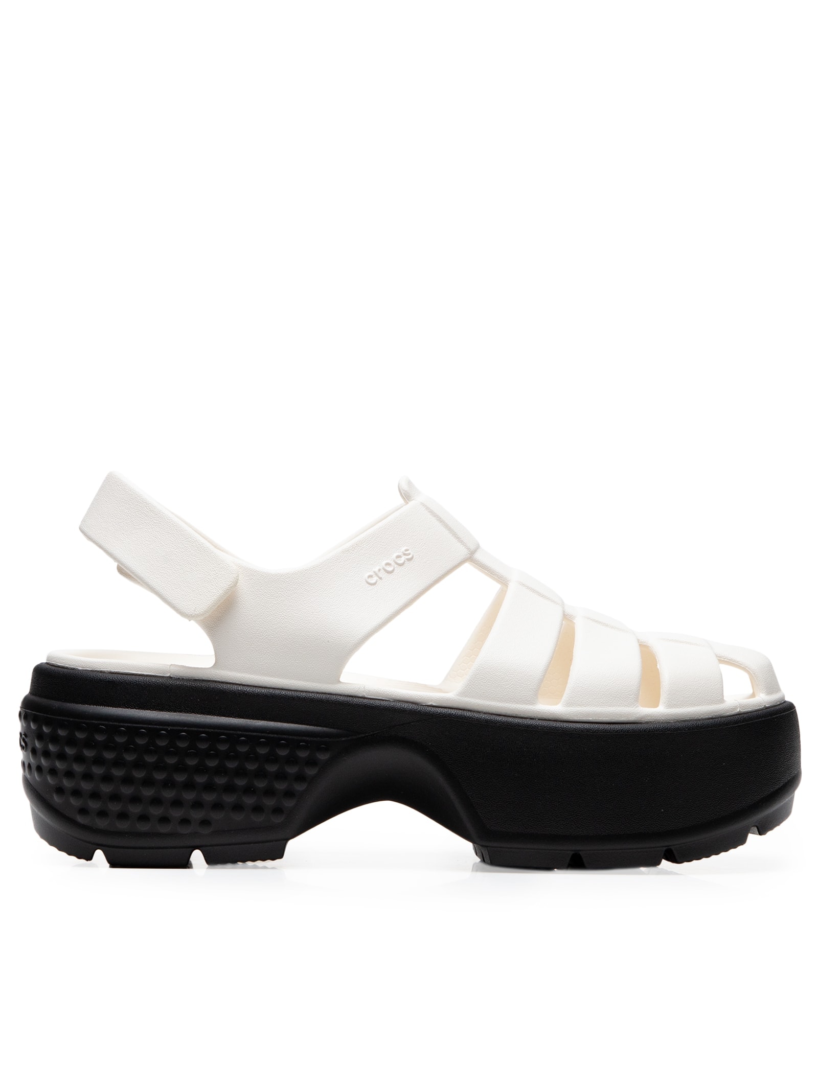 Sandália Feminina Stomp Fisherman Off White Crocs