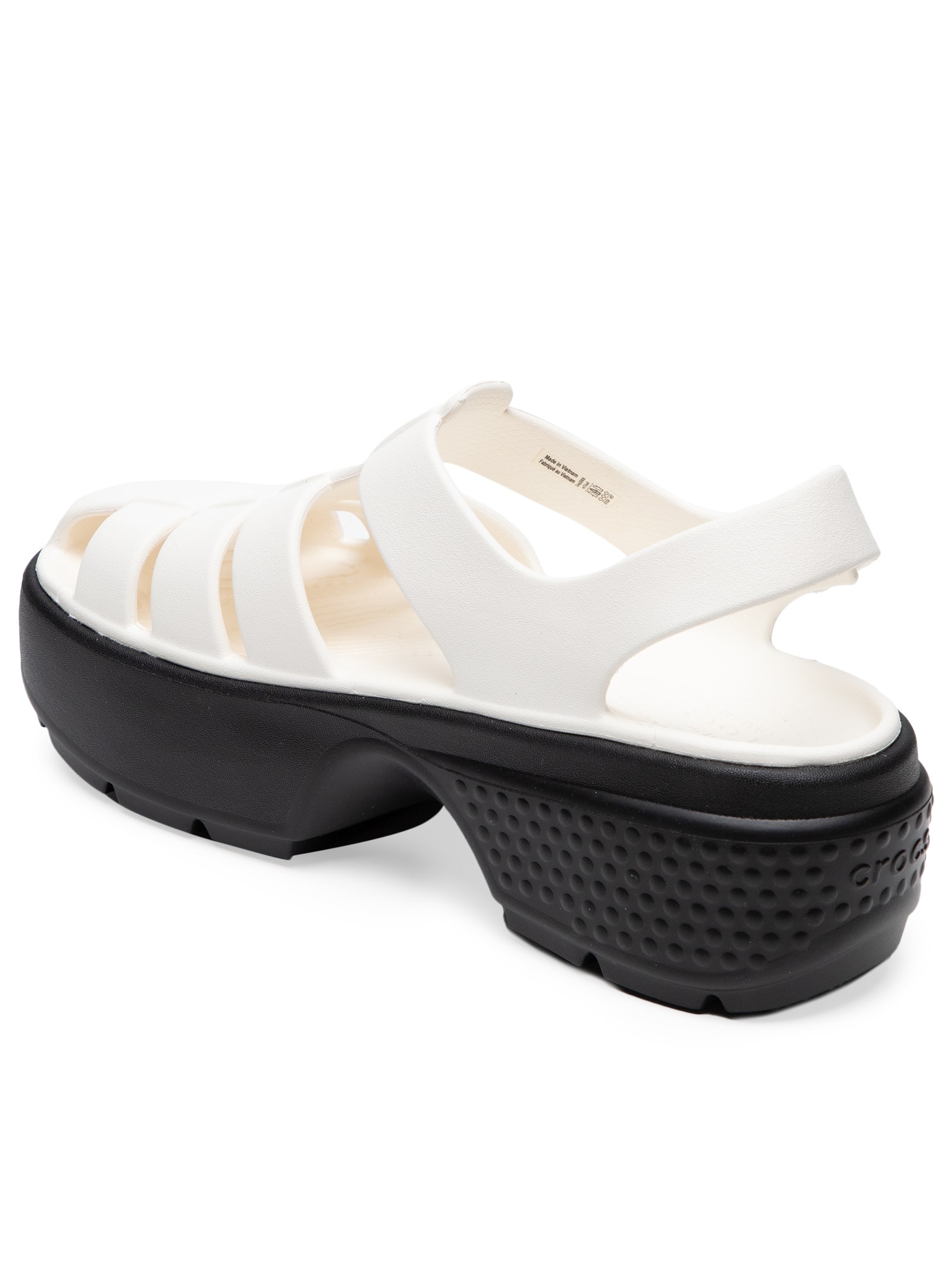 Sandália Feminina Stomp Fisherman Off White Crocs
