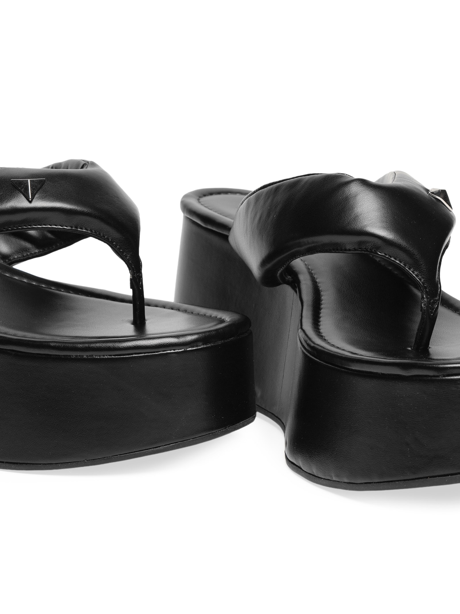 Sandália Feminina Tamanco Alto Ecowear Preto Schutz