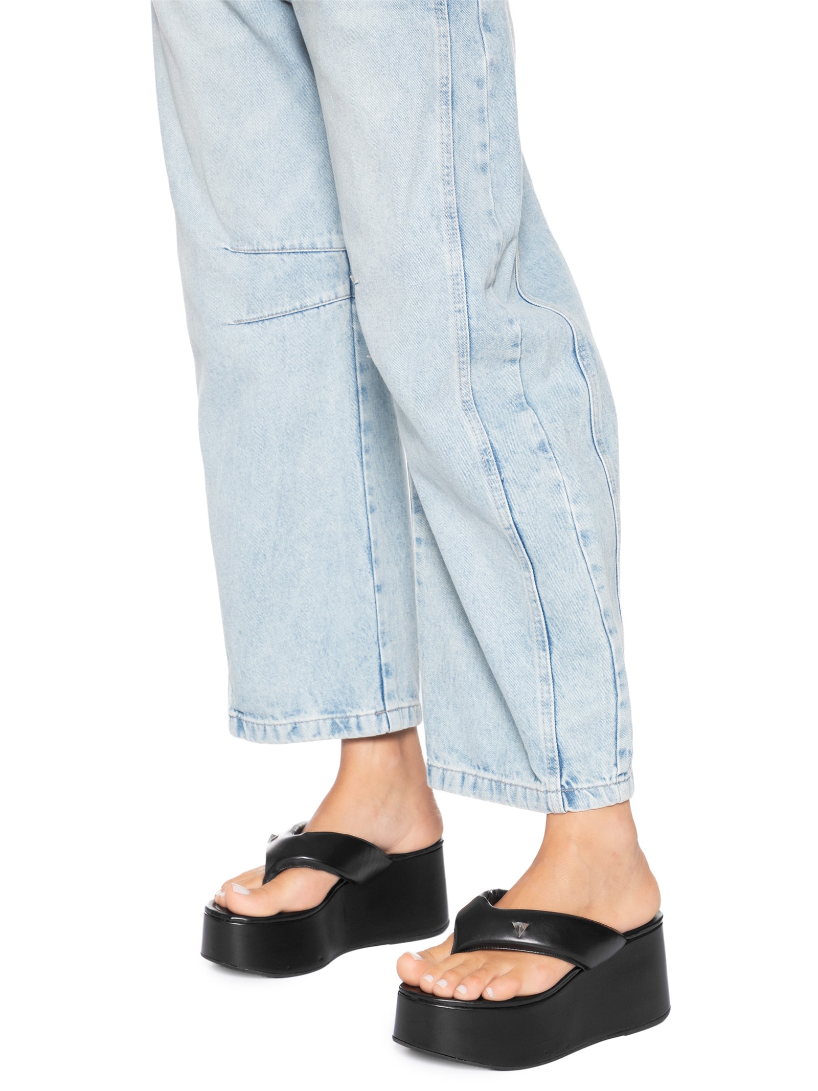 Sandália Feminina Tamanco Alto Ecowear Preto Schutz