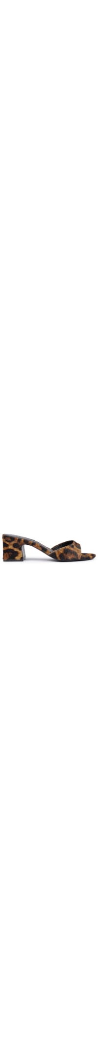 Sandália Feminina Tamanco Baixo - Animal Print