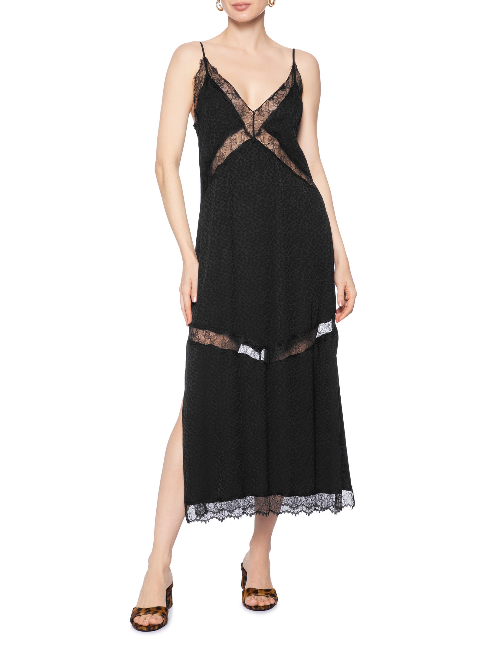 Sandália Feminina Tamanco Baixo Animal Print Schutz
