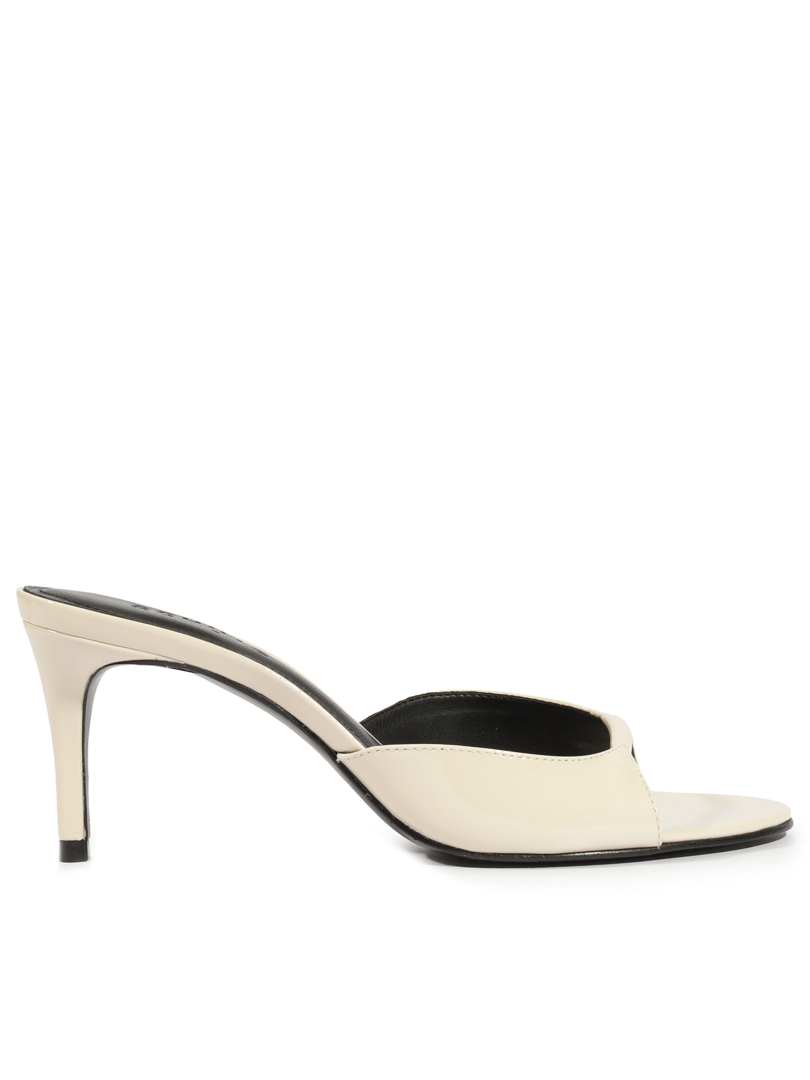 Sandália Feminina Tamanco Mule Arlette Couro Branco Schutz