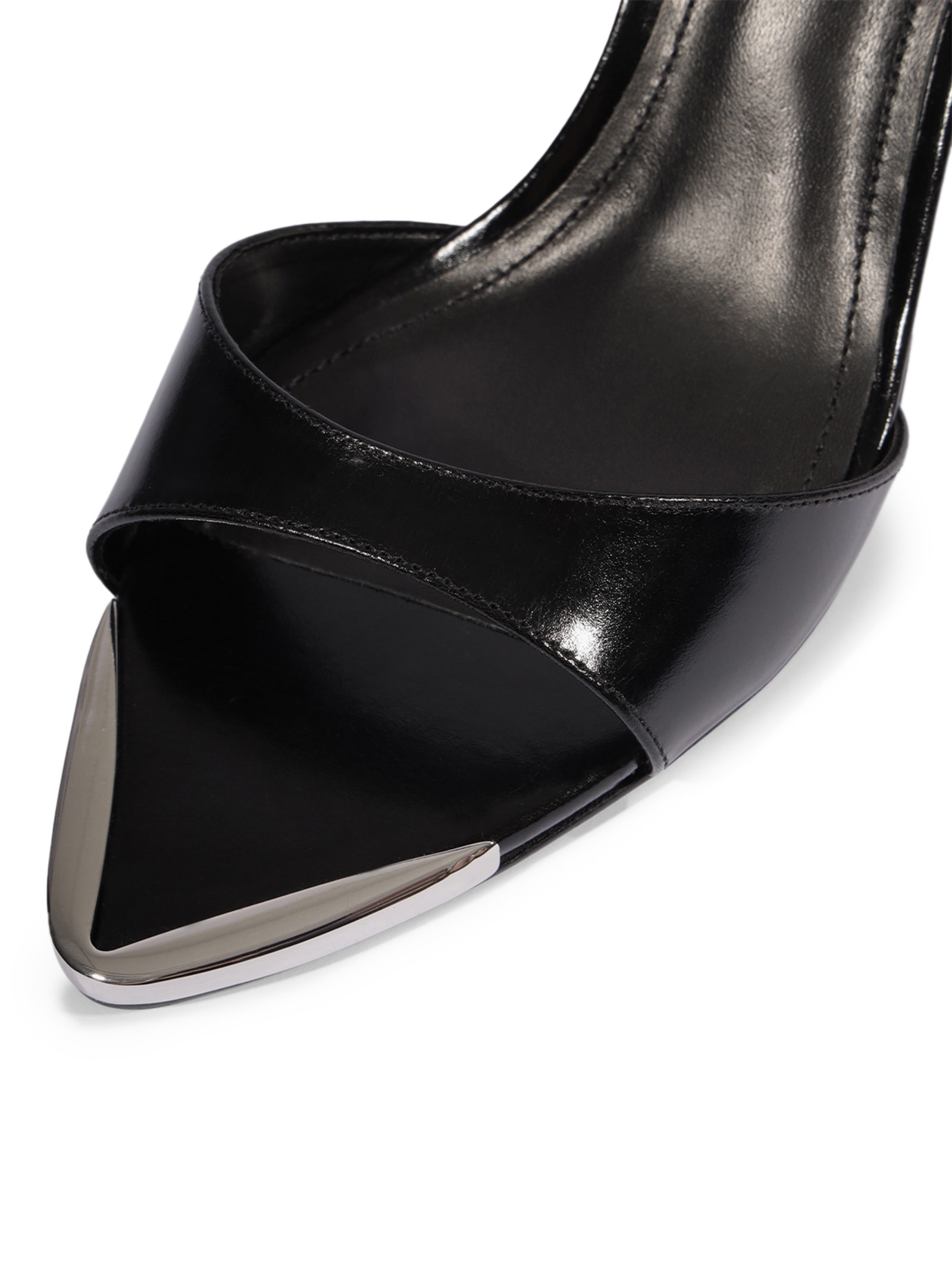 Sandália Feminina Tamanco Mule Couro Preto Schutz