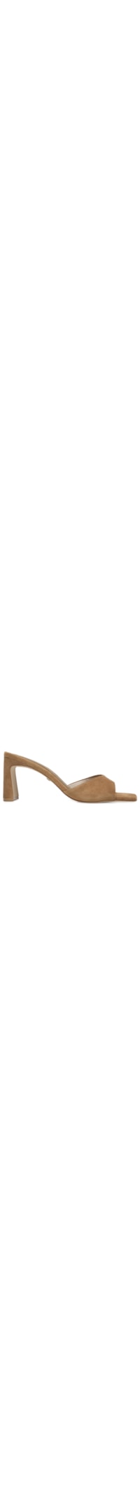 Sandália Feminina Tamanco Suede Saddle – Marrom