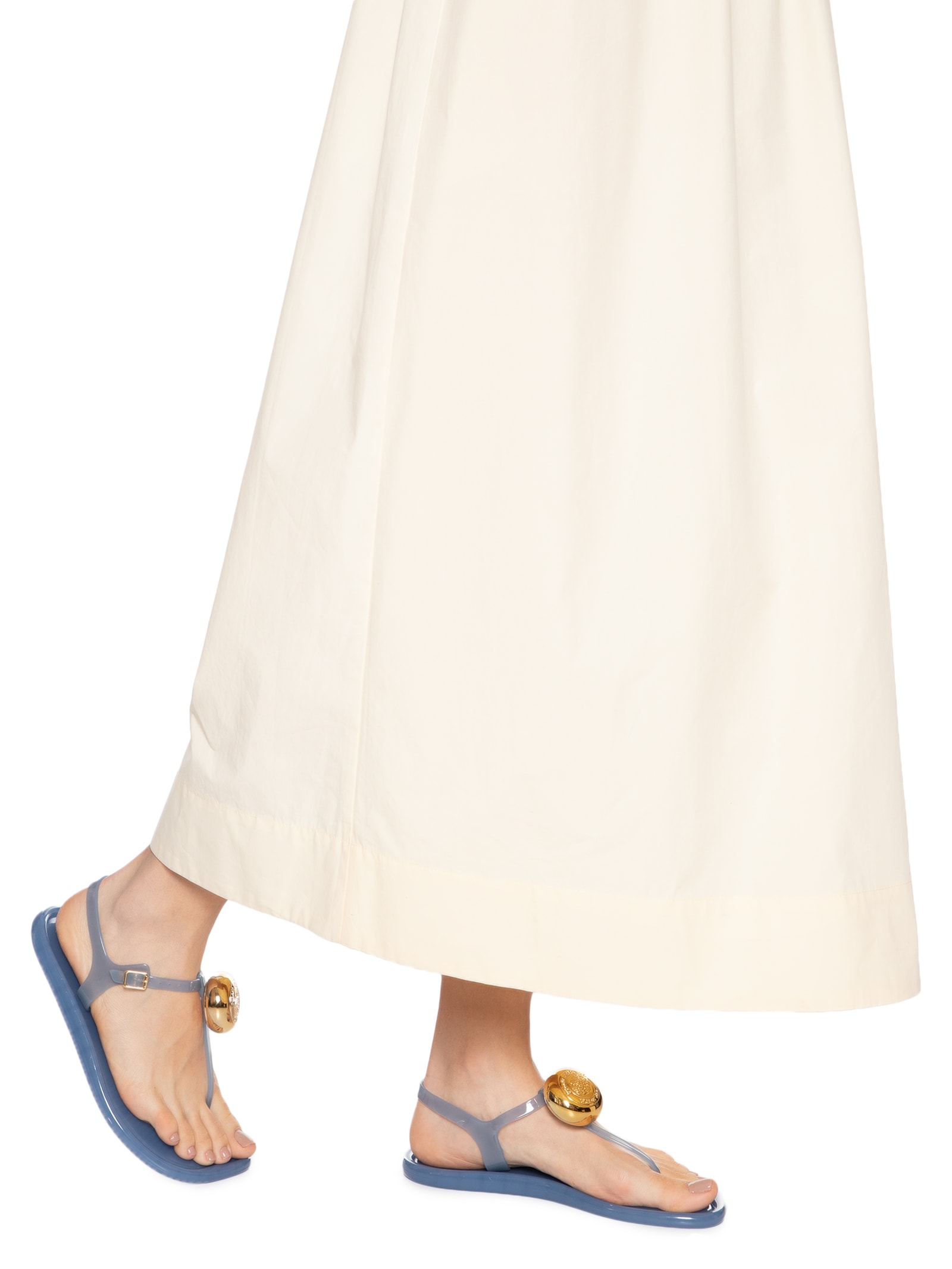 Sandália Feminina Tira Pvc 65 A Azul Farm Rio