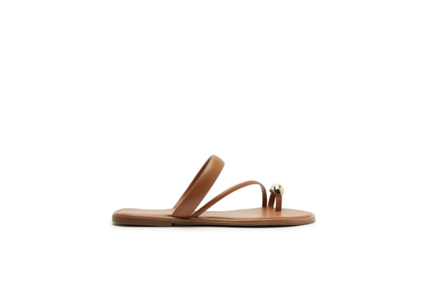 Sandália Feminina Tiras Finas - Marrom