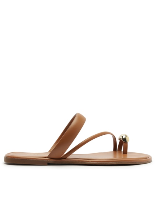 Sandália Feminina Tiras Finas – Marrom